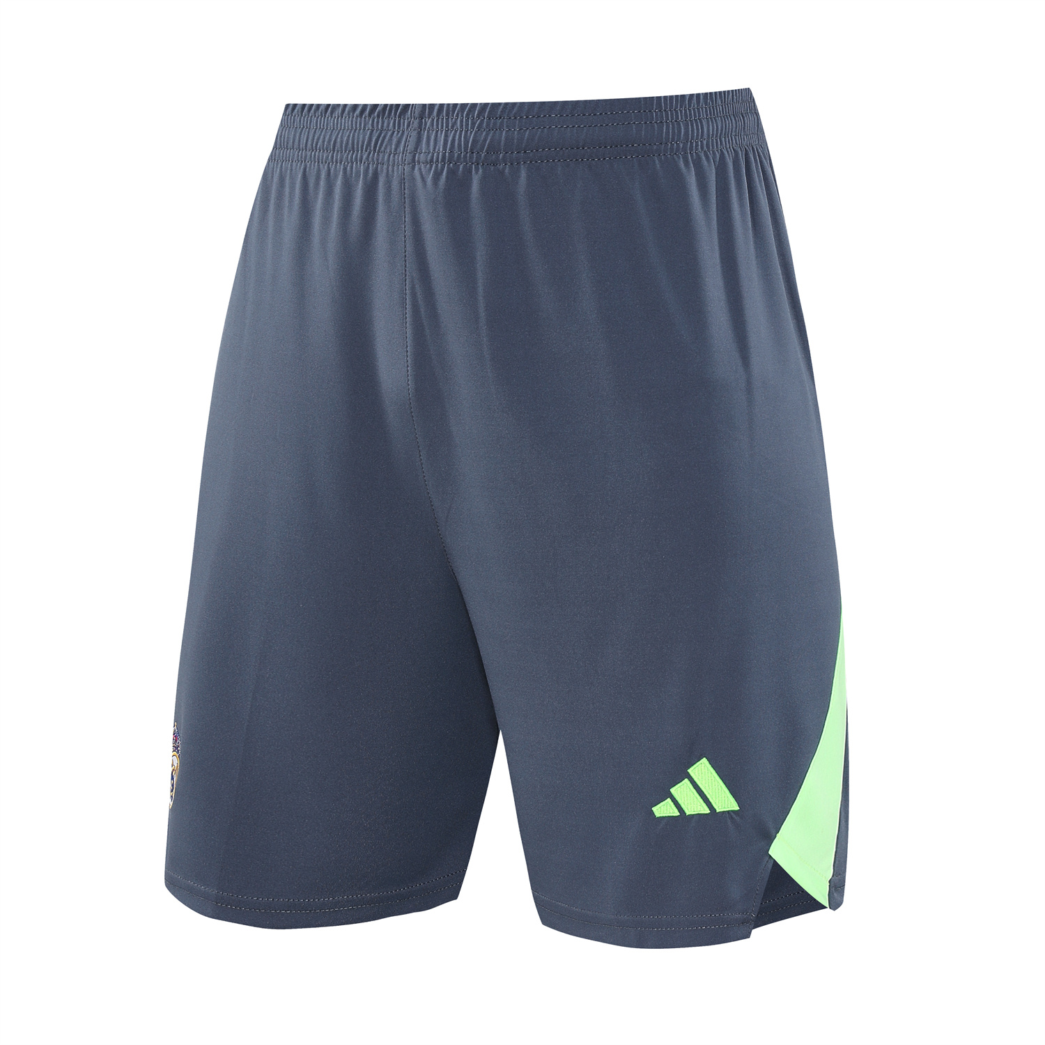 AlphaJersey-Real Madrid 25-26 Short-Sleeve Training Set - Deep Gray Top & Gray Shorts
