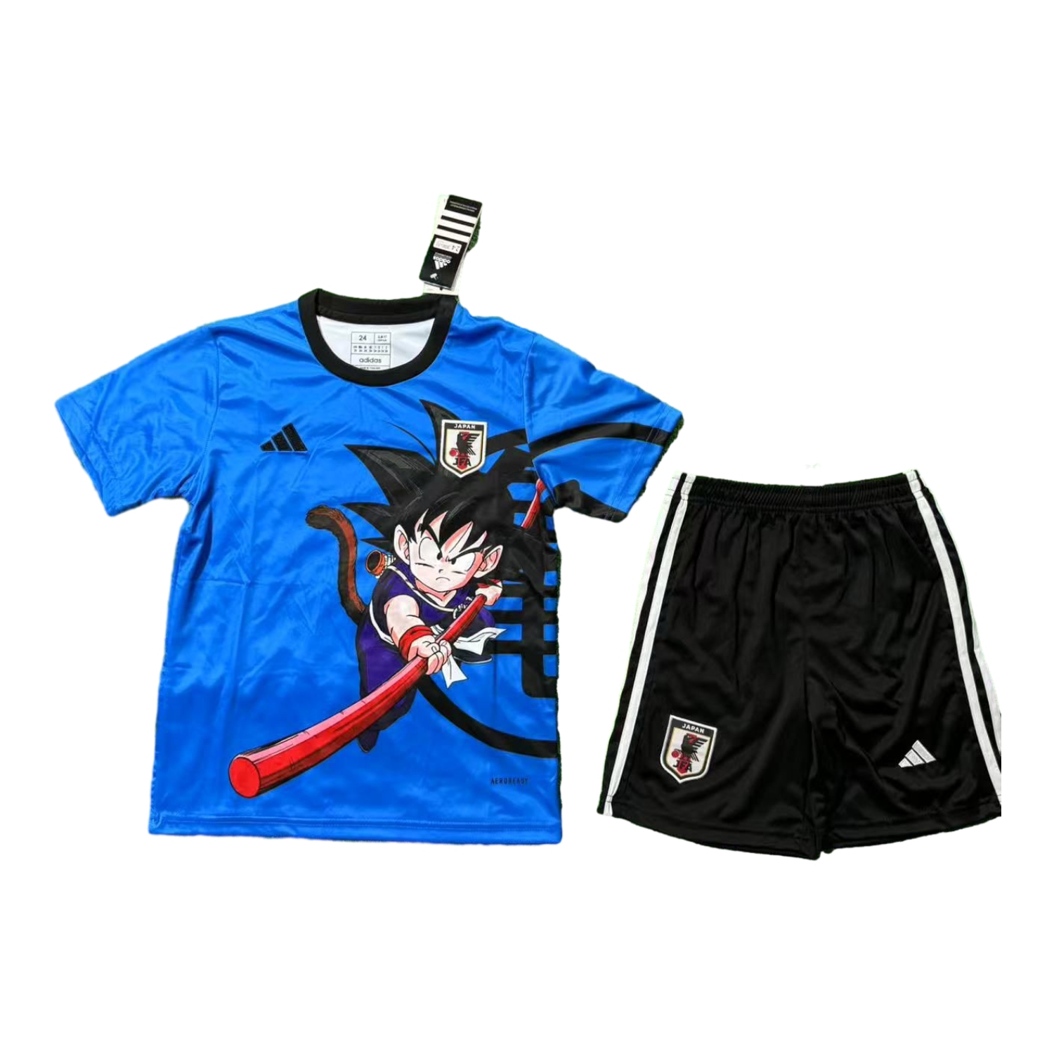 AlphaJersey-Japan 25-26 Small Goku Dance Stick Blue Special Kids Kit