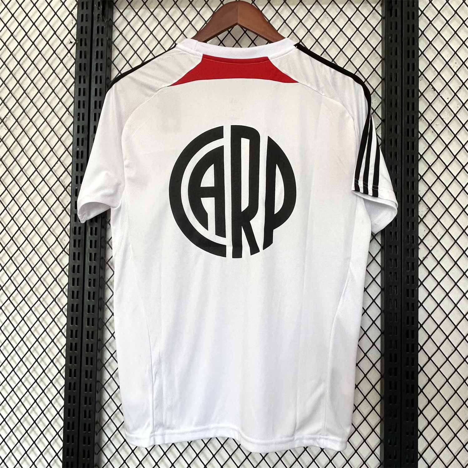 AlphaJersey-River Plate 25-26 Urban Purist Throwback White Jersey - Fans Version
