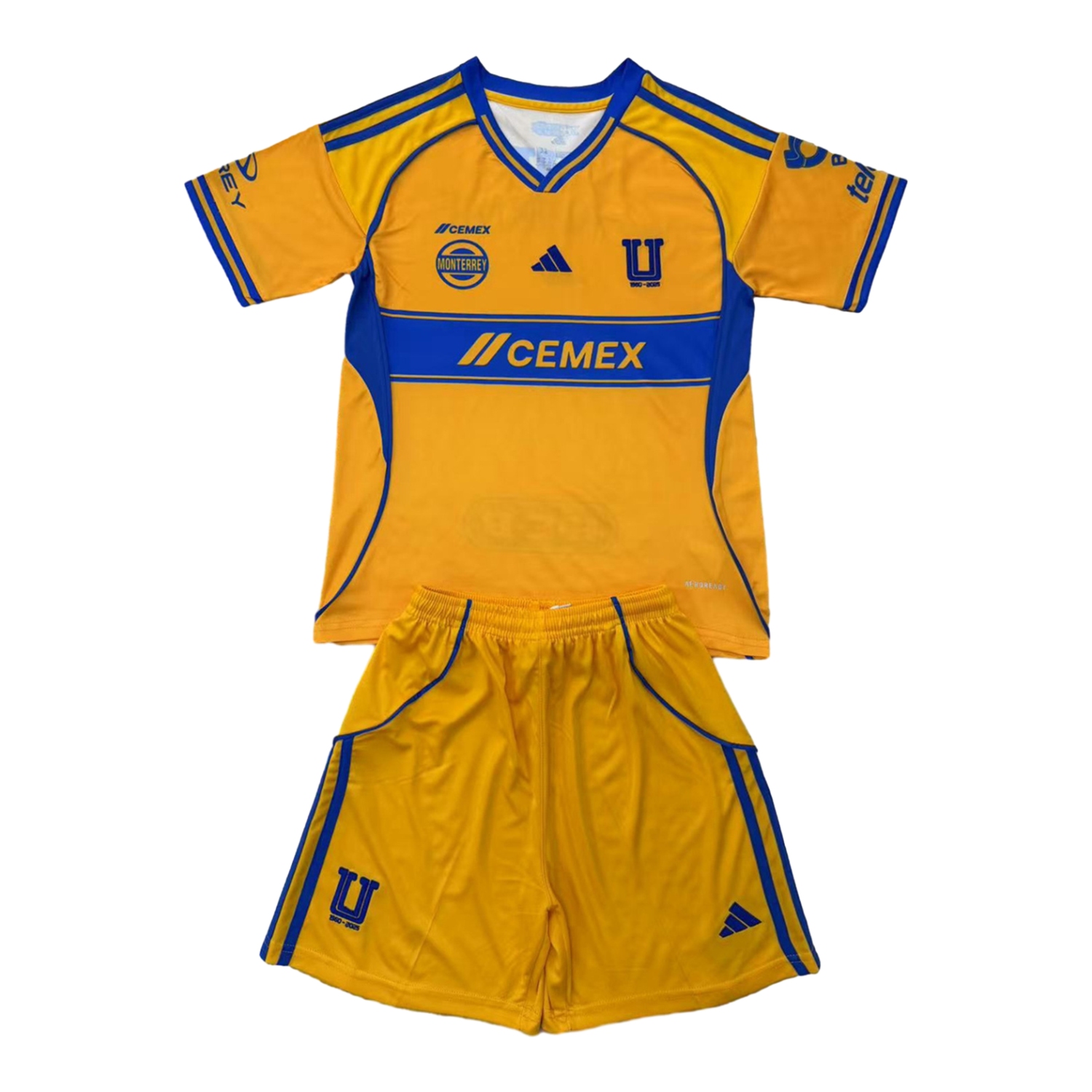 AlphaJersey-Tigres UANL 25-26 Home Men's Adult Jersey Set - Fans Version