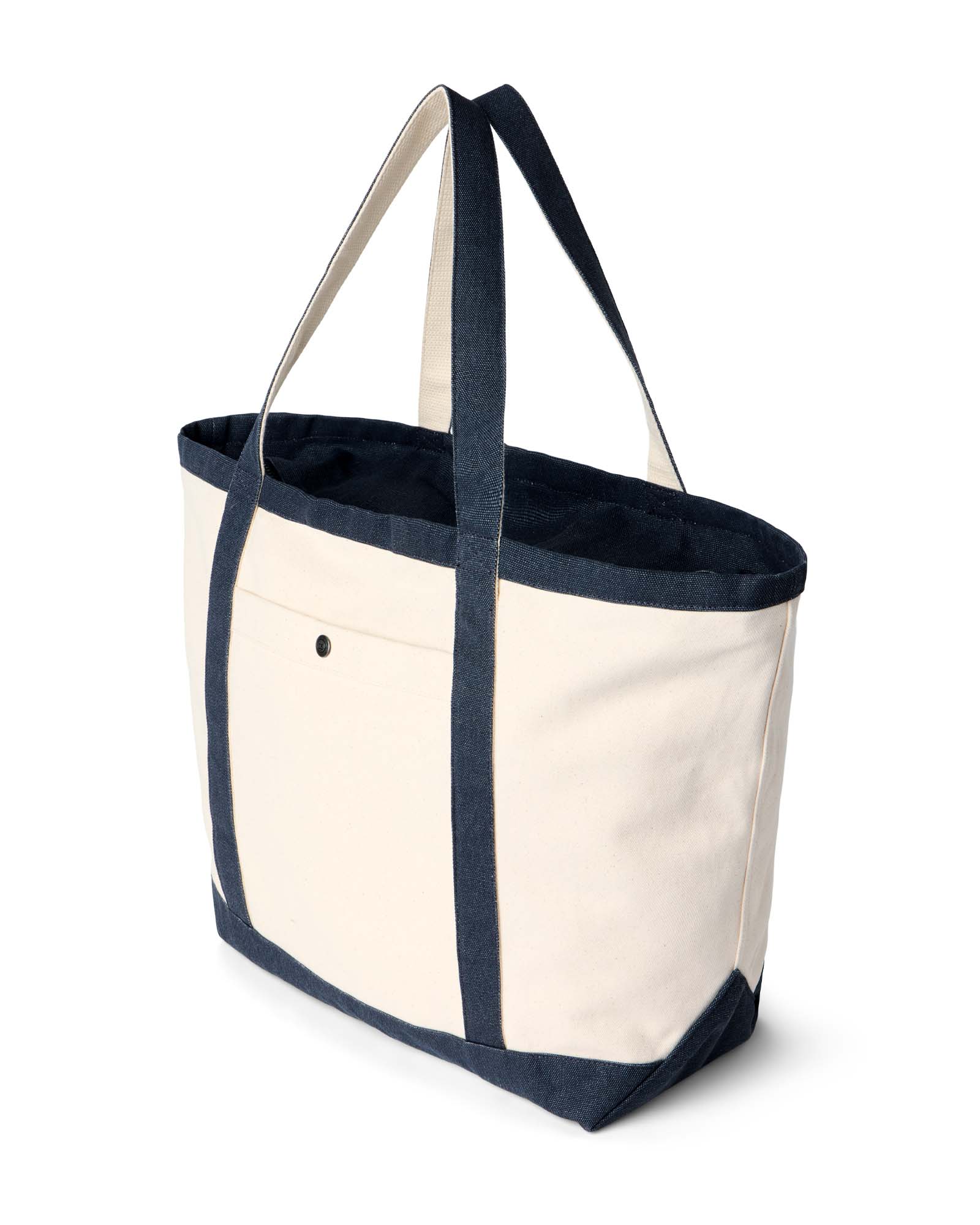 The Schooner Tote in Seeded Natural Chipped Canvas | Modern Menswear by yycbvcnbmmnbm