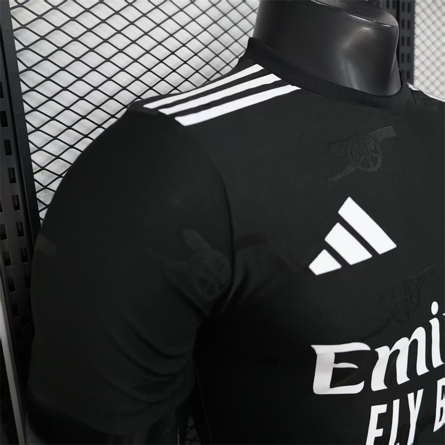 AlphaJersey-Arsenal 25-26 Pure Black Special Jersey - Player Version
