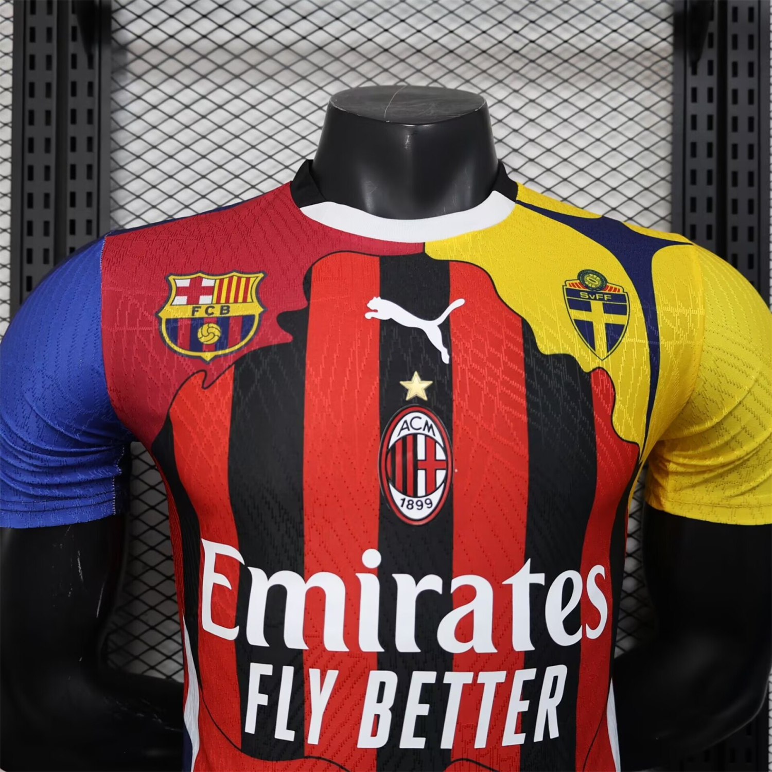 AlphaJersey-Zlatan Ibrahimović Career Commemorative Jersey - Player Version - AC Milan Inter Milan Barcelona Ajax Paris Saint-Germain PSG Sweden