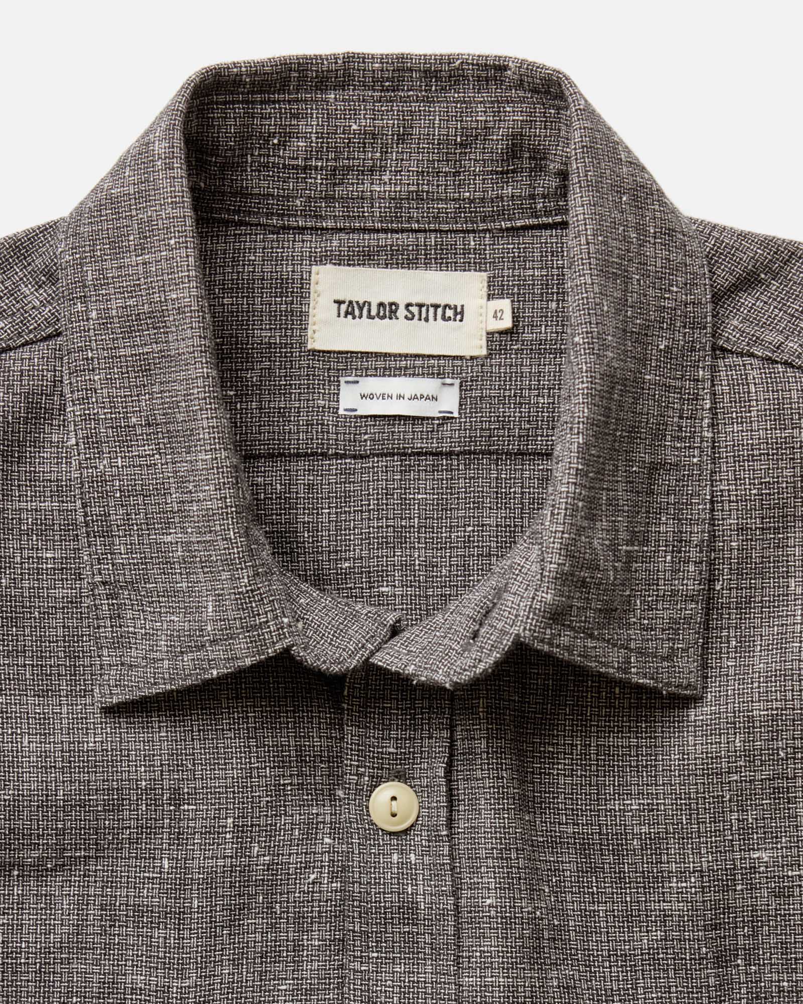 The Foundry Shirt in Japanese Shadow Nep | Modern Menswear by yycbvcnbmmnbm