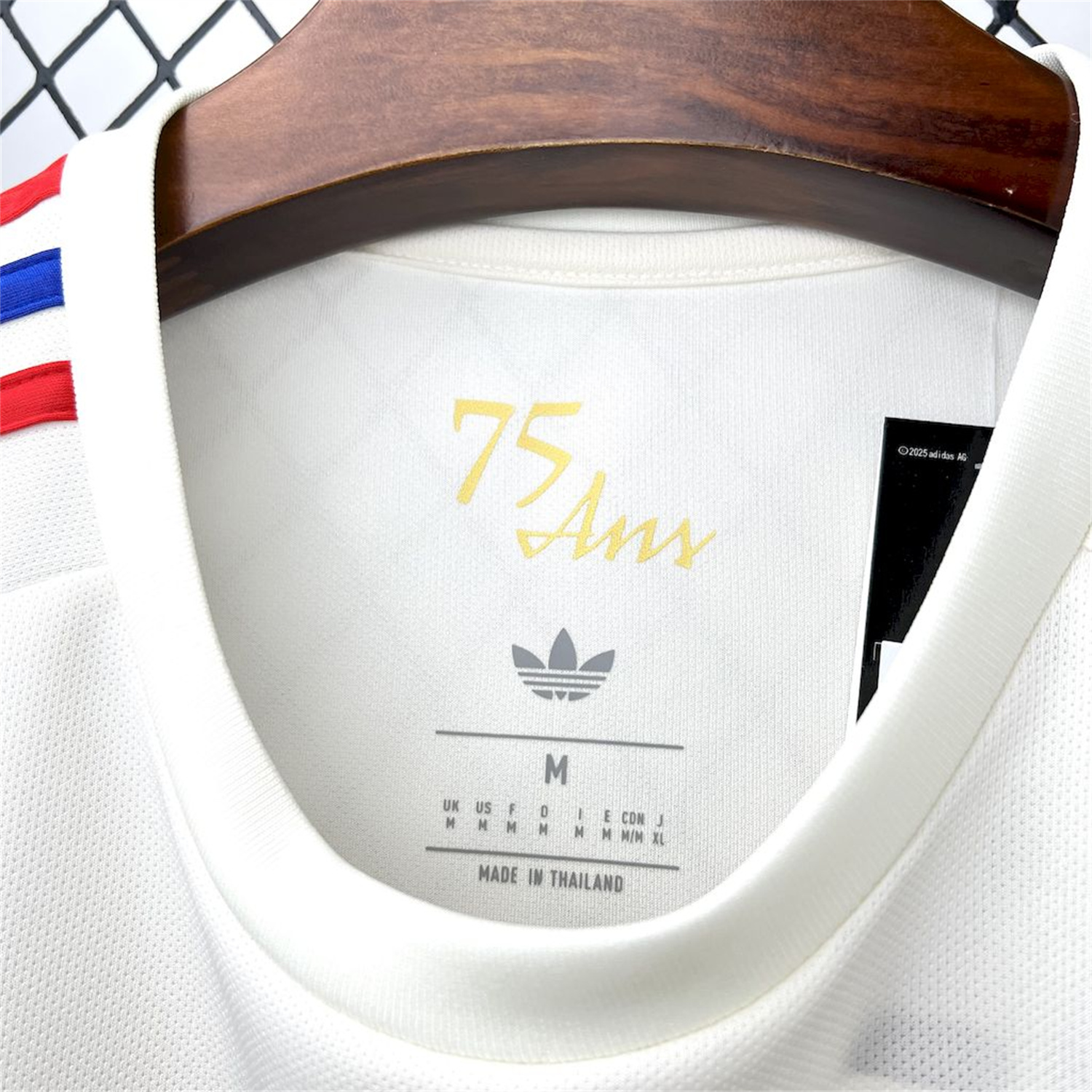 AlphaJersey-Lyon 25-26 75-Year Anniversary White Jersey - Fans Version