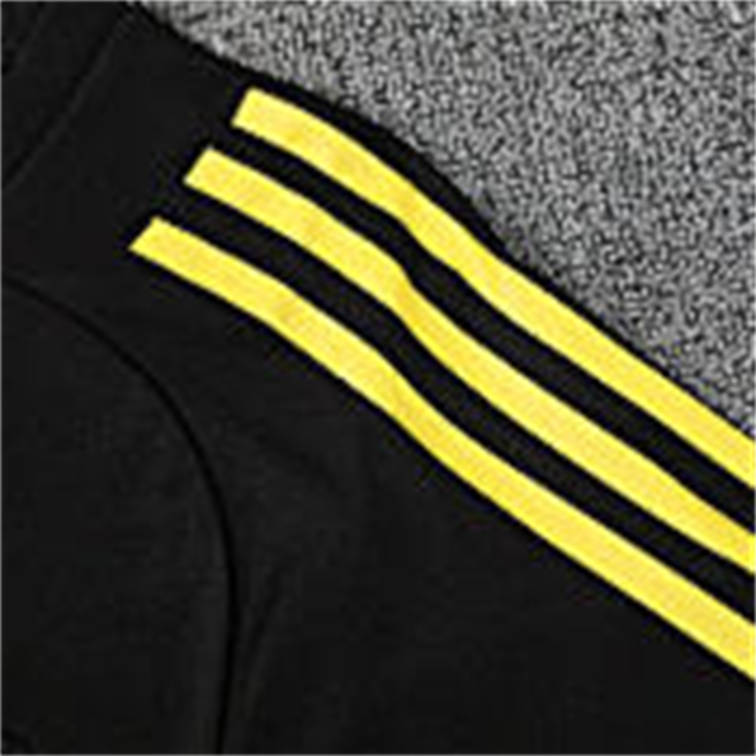 AlphaJersey-Manchester United 25-26 Short-Sleeve Training Set - Yellow Lines Black Top & Black Shorts