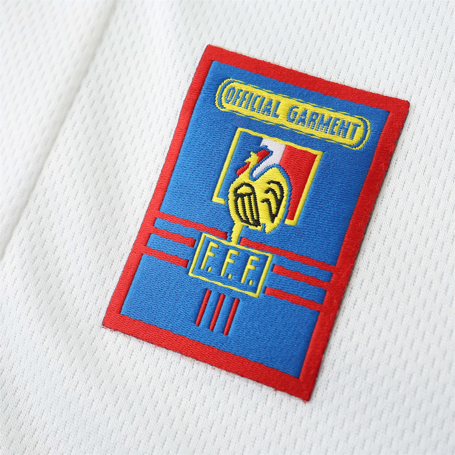 AlphaJersey-Retro France 1998 Away Long Sleeves Jersey (with 1998 World Cup mark on right chest)