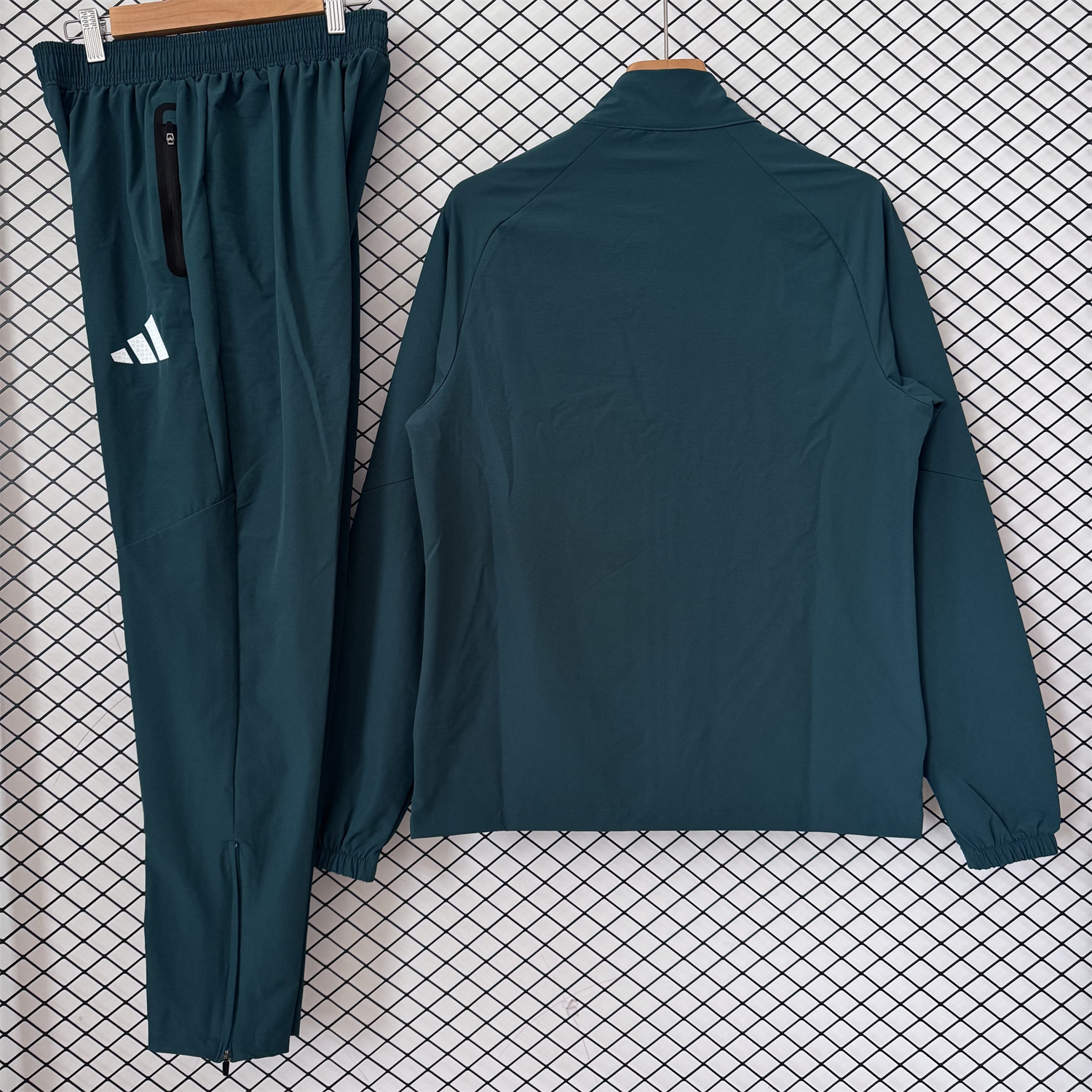 AlphaJersey-Mexico 2026 Windbreaker Training Set - Deep Green Top and Pants