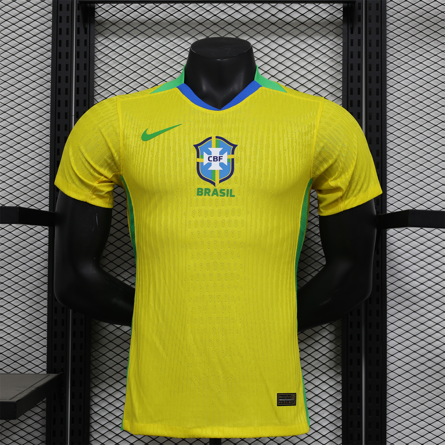 AlphaJersey-Brazil 2025 Women's Team Home Jersey - Men's Player Version