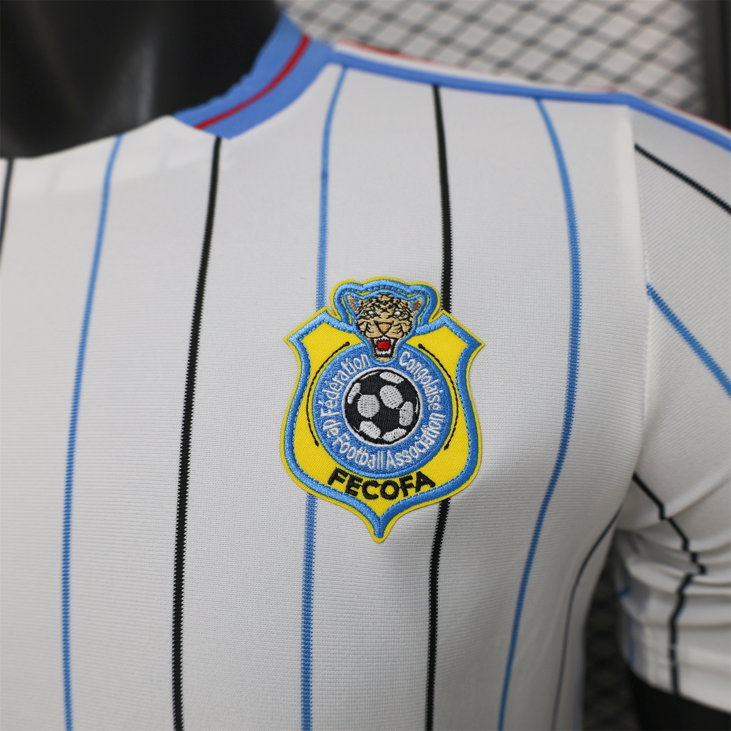 AlphaJersey-Congo 2026 Terrace Icon Retro Casual Style White Jersey - Player Version
