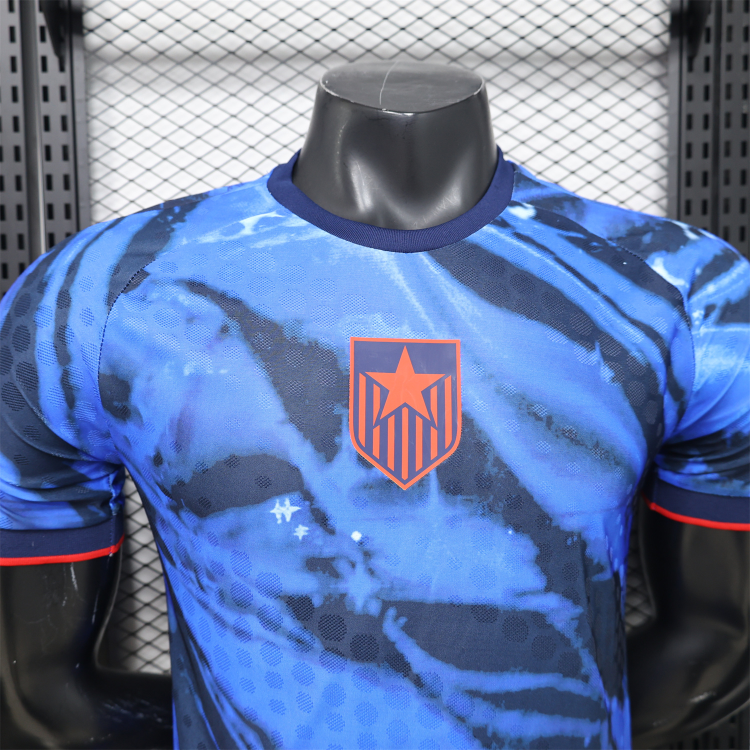 AlphaJersey-United States USA 2026 Star And Stripe Blue Special Jersey - Player Version