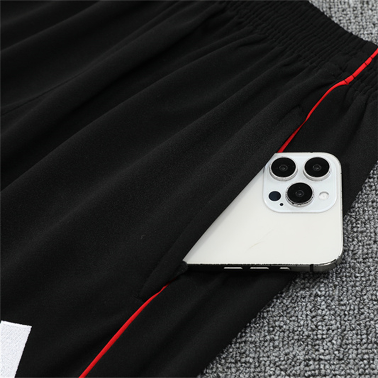 AlphaJersey-Ajax 25-26 Long Sleeve Training Set - Black Top and Black Pants