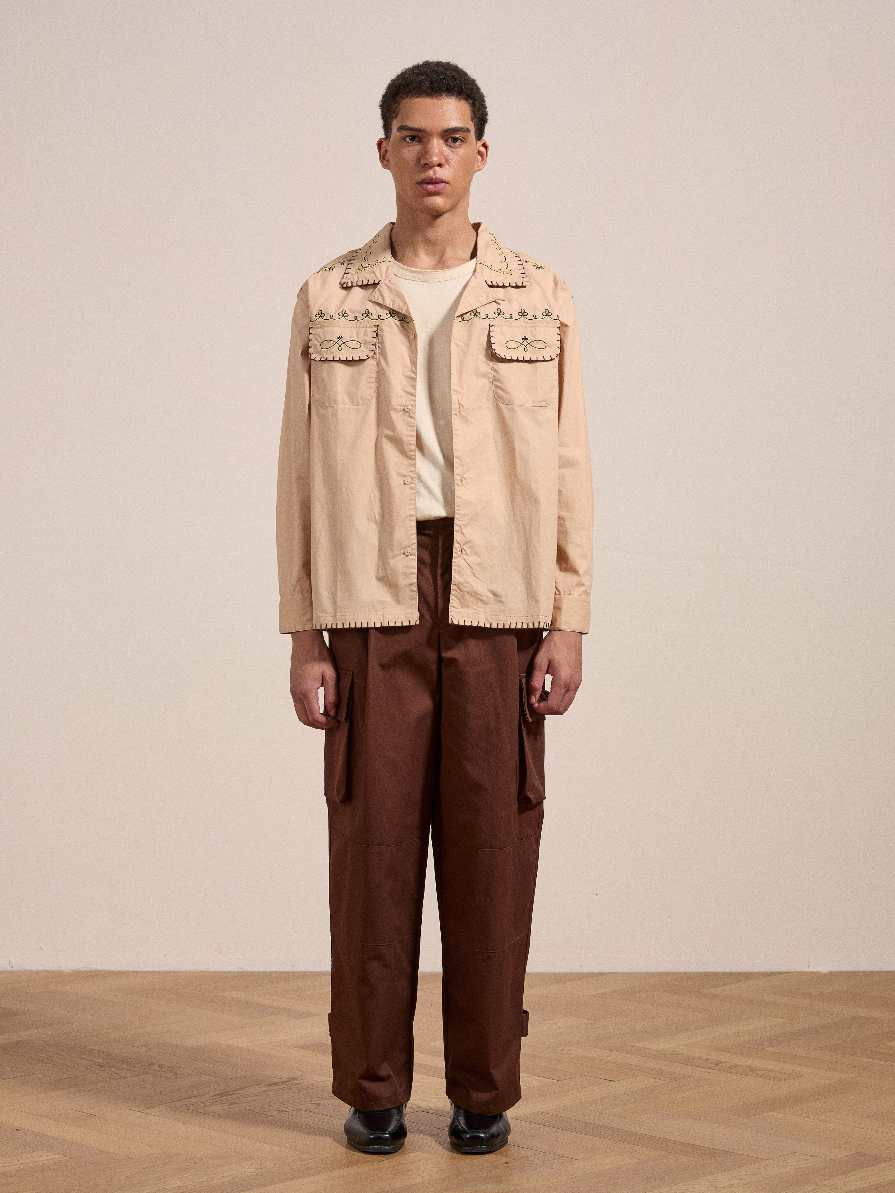 Embroidered Western Button Up | Modern Menswear by yycbvcnbmmnbm