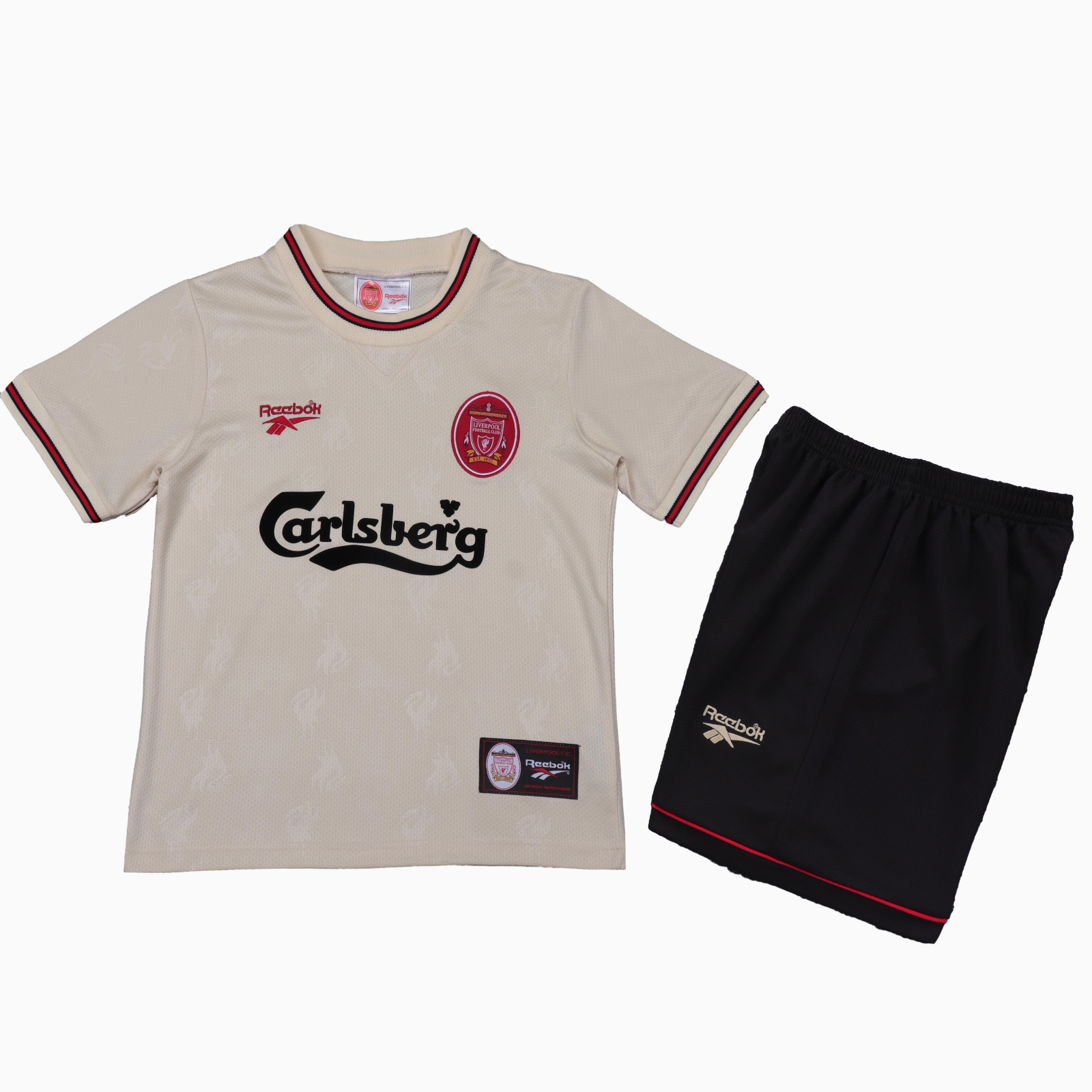 AlphaJersey-Retro Liver.pool 1996-97 Away Kids Kit