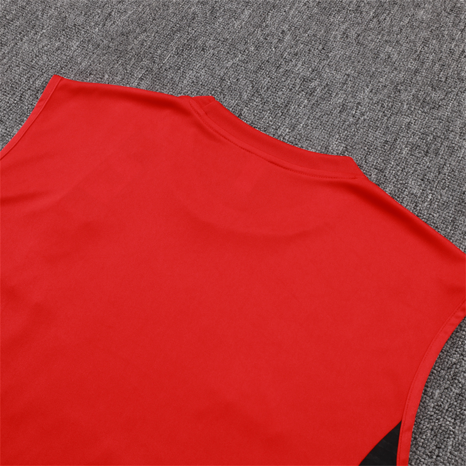 AlphaJersey-Liver.pool 25-26 Vest Training Set - Red Vest & Black Shorts