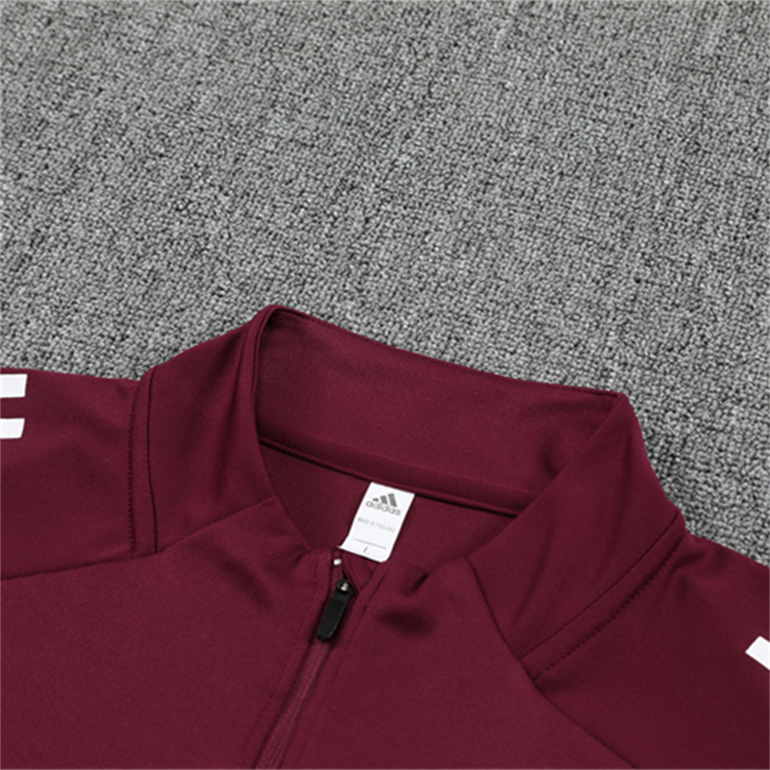 AlphaJersey-Arsenal 25-26 Kids Long Sleeve Training Set - Wine Red Top & Grey Pants