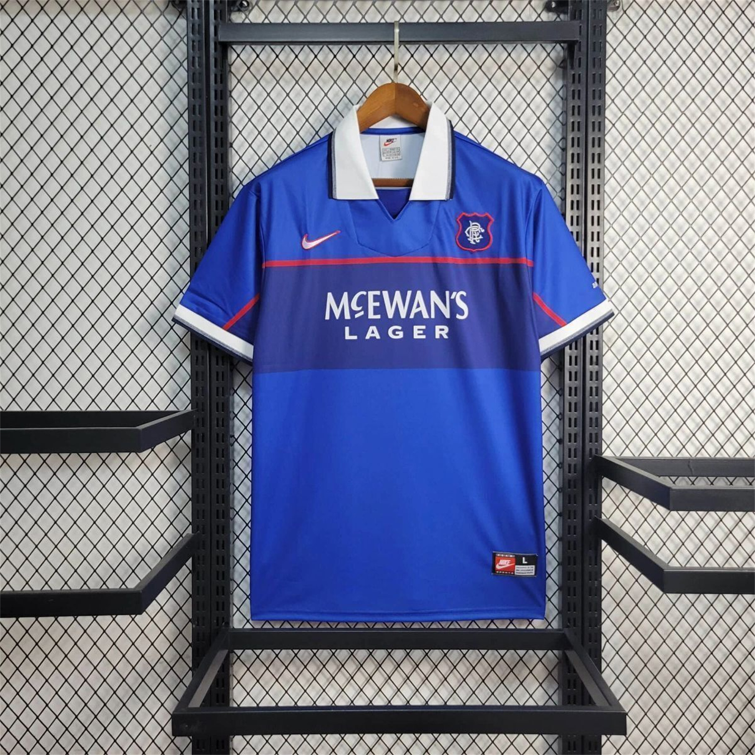 AlphaJersey-Retro Glasgow Rangers 1997-99 Home Jersey