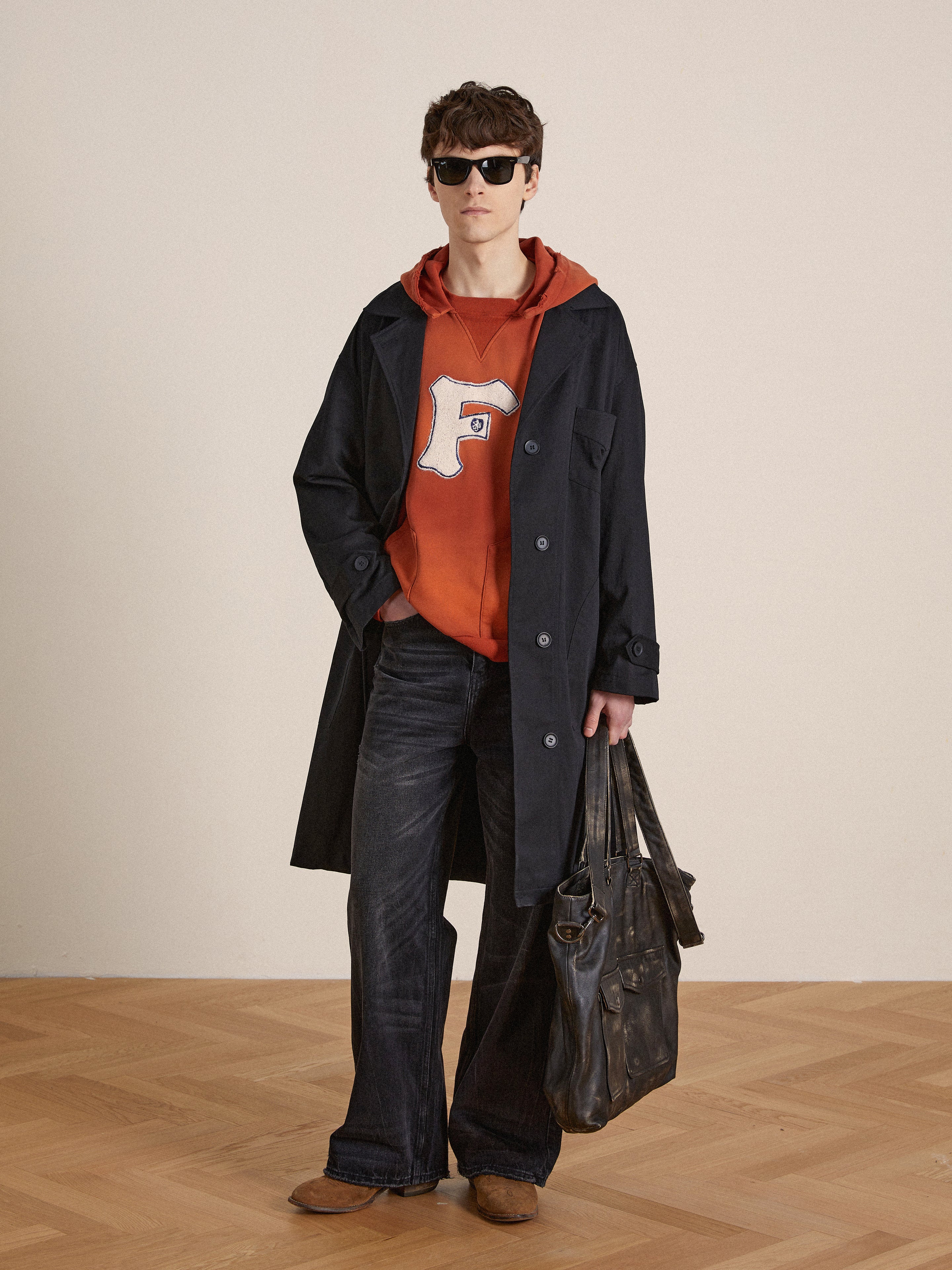 Faded "F" Hoodie | Modern Menswear by yycbvcnbmmnbm