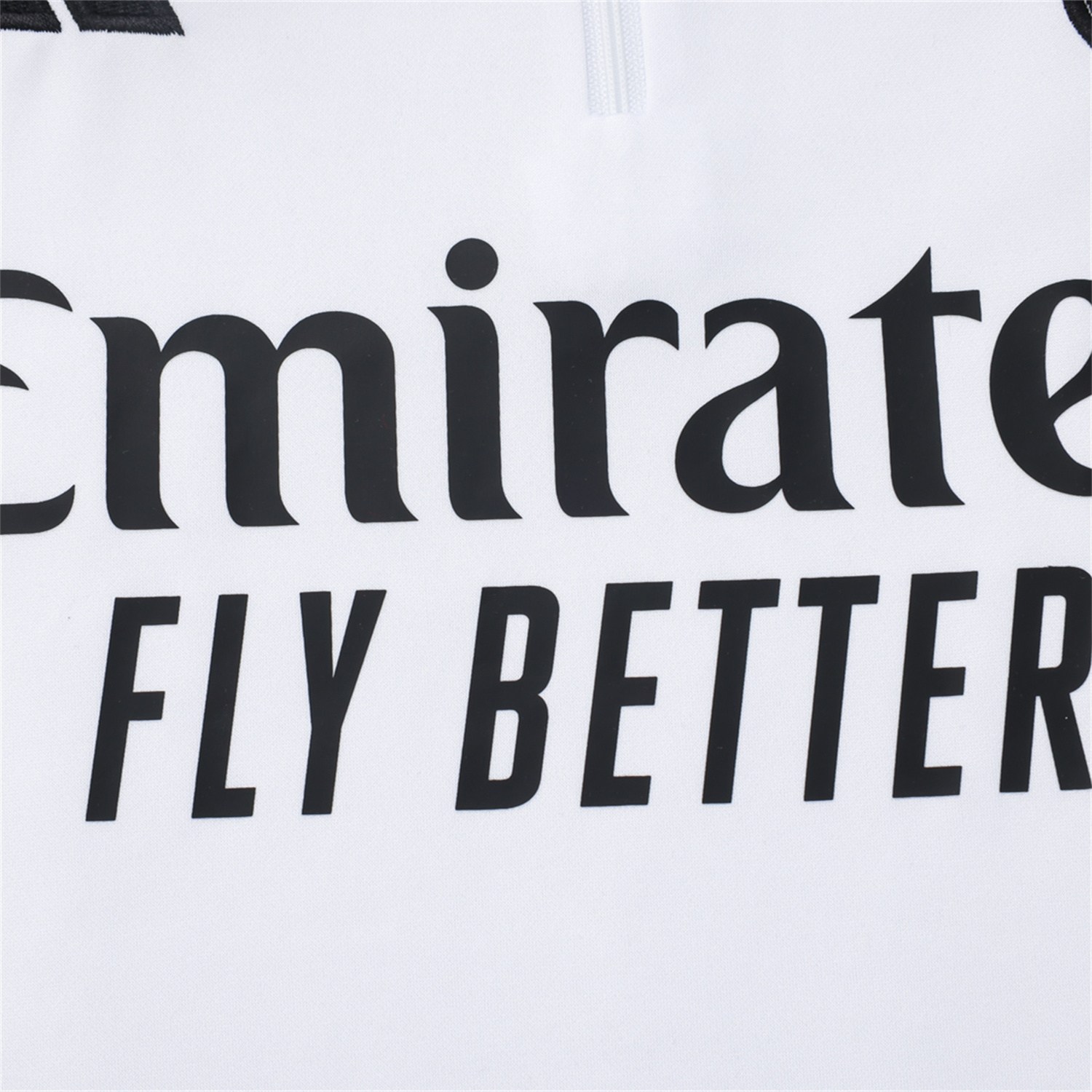 AlphaJersey-Real Madrid 25-26 Long Sleeve Training Set - White Top and Black Pants