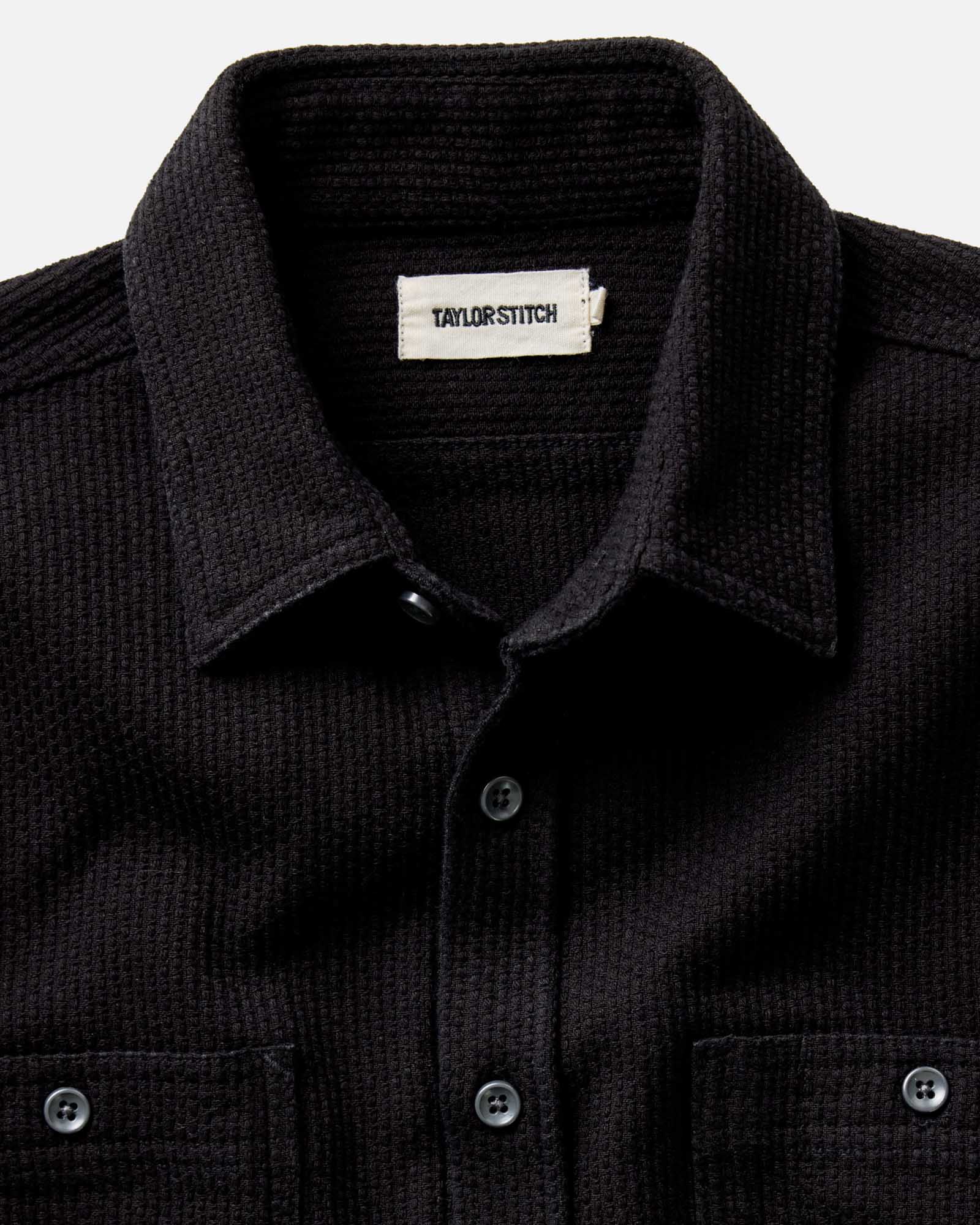 The Utility Shirt in Black Indigo Sashiko | Modern Menswear by yycbvcnbmmnbm