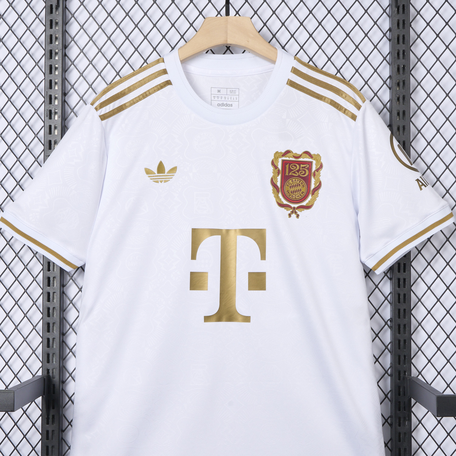 AlphaJersey-Bayern Munich 2025 White 125th Anniversary Jersey - Fans Version