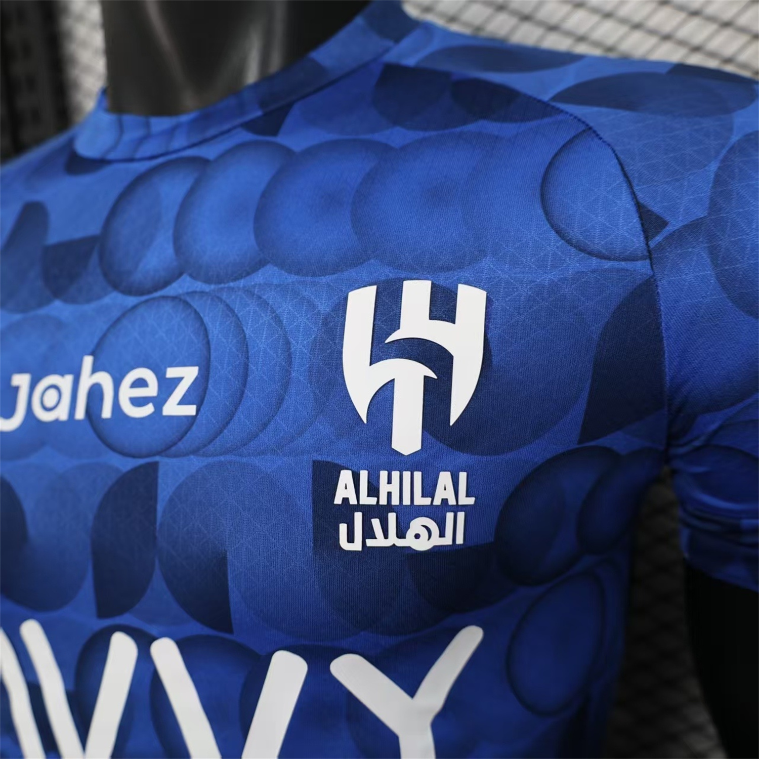 AlphaJersey-Al Hilal Riyadh Crescent 25-26 Pre-Match Training Blue Jersey - Player Version