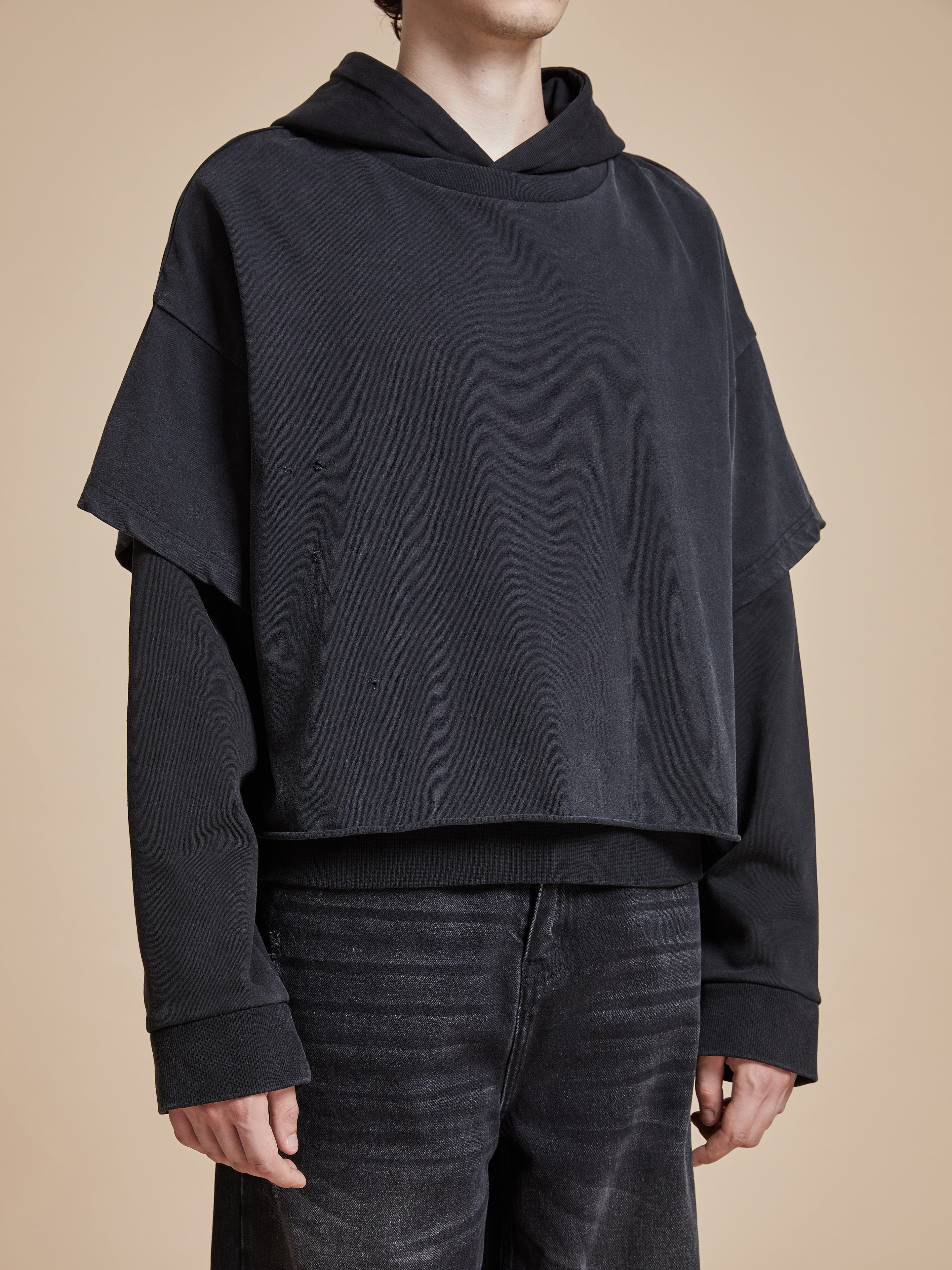 Double Layer Hoodie | Modern Menswear by yycbvcnbmmnbm