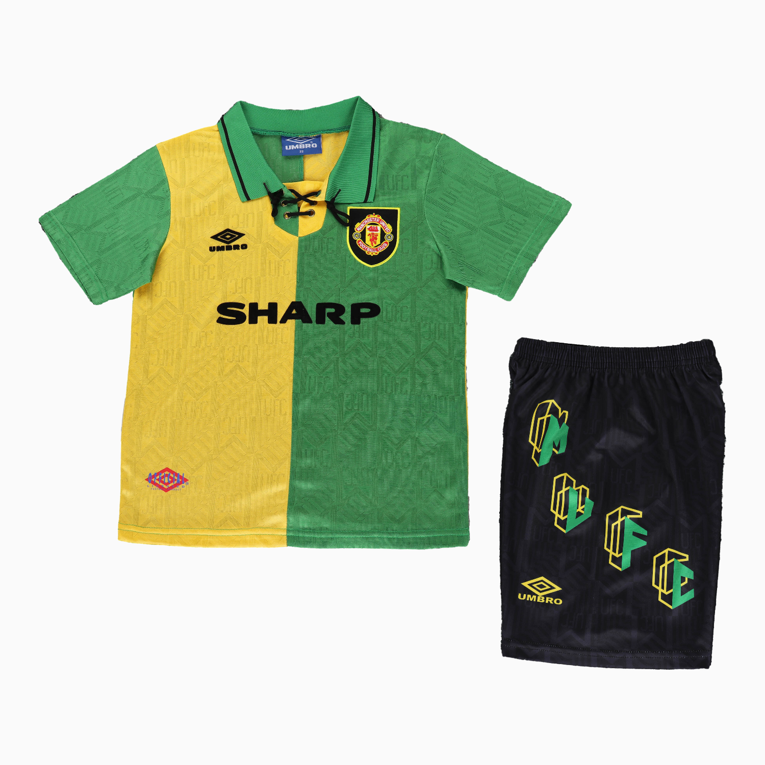 AlphaJersey-Retro Manchester United 92-94 Away Kids Kit