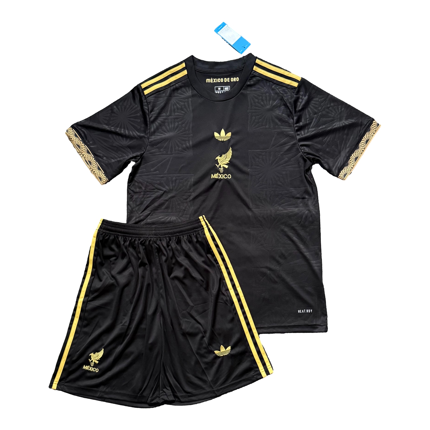 AlphaJersey-Mexico 2025 Gold Cup Home Men's Adult Jersey Set - Fans Version