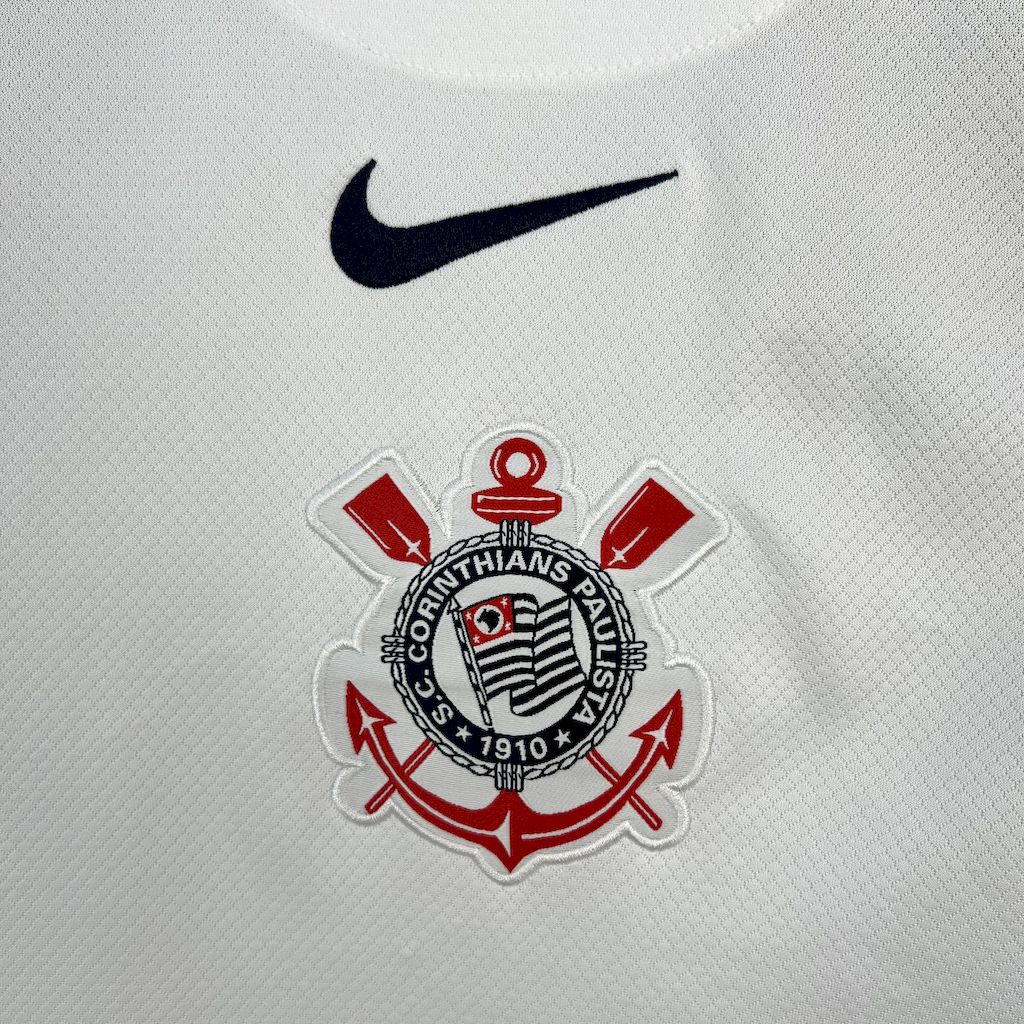 AlphaJersey-Corinthians 2025-26 Home Unsponsored Jersey - Fans Version