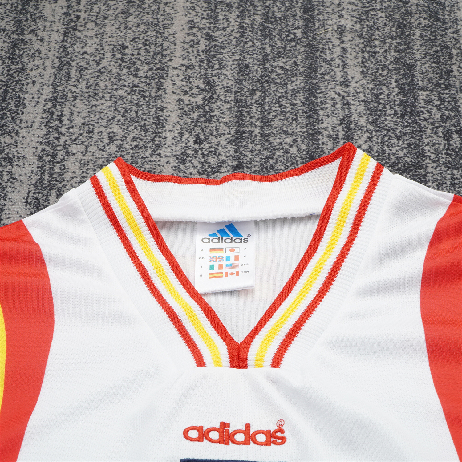 AlphaJersey-Retro Spain 1996 Away White Kids Kit