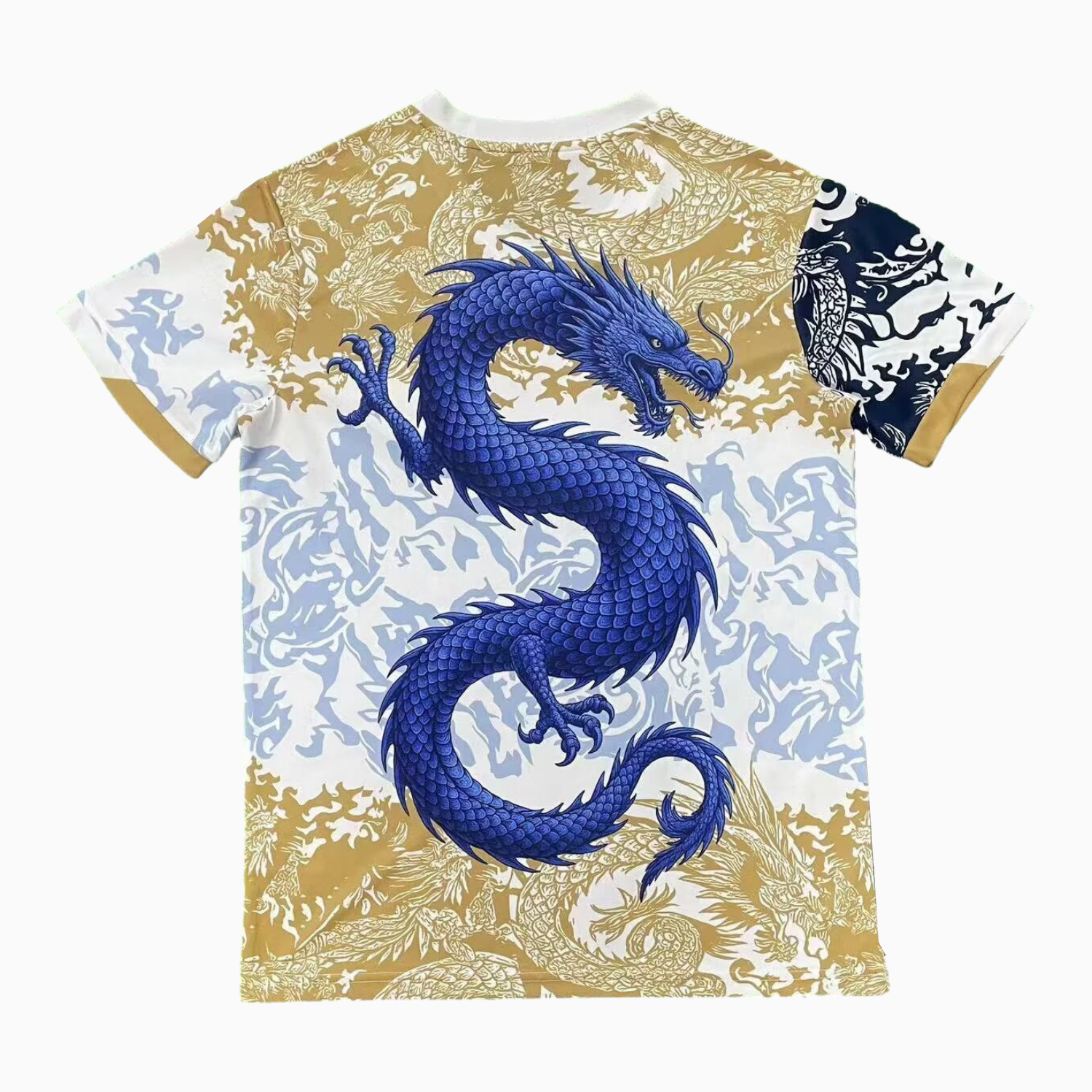 AlphaJersey-Porto 25-26 Blue Dragon Yellow And White Jersey - Fans Version