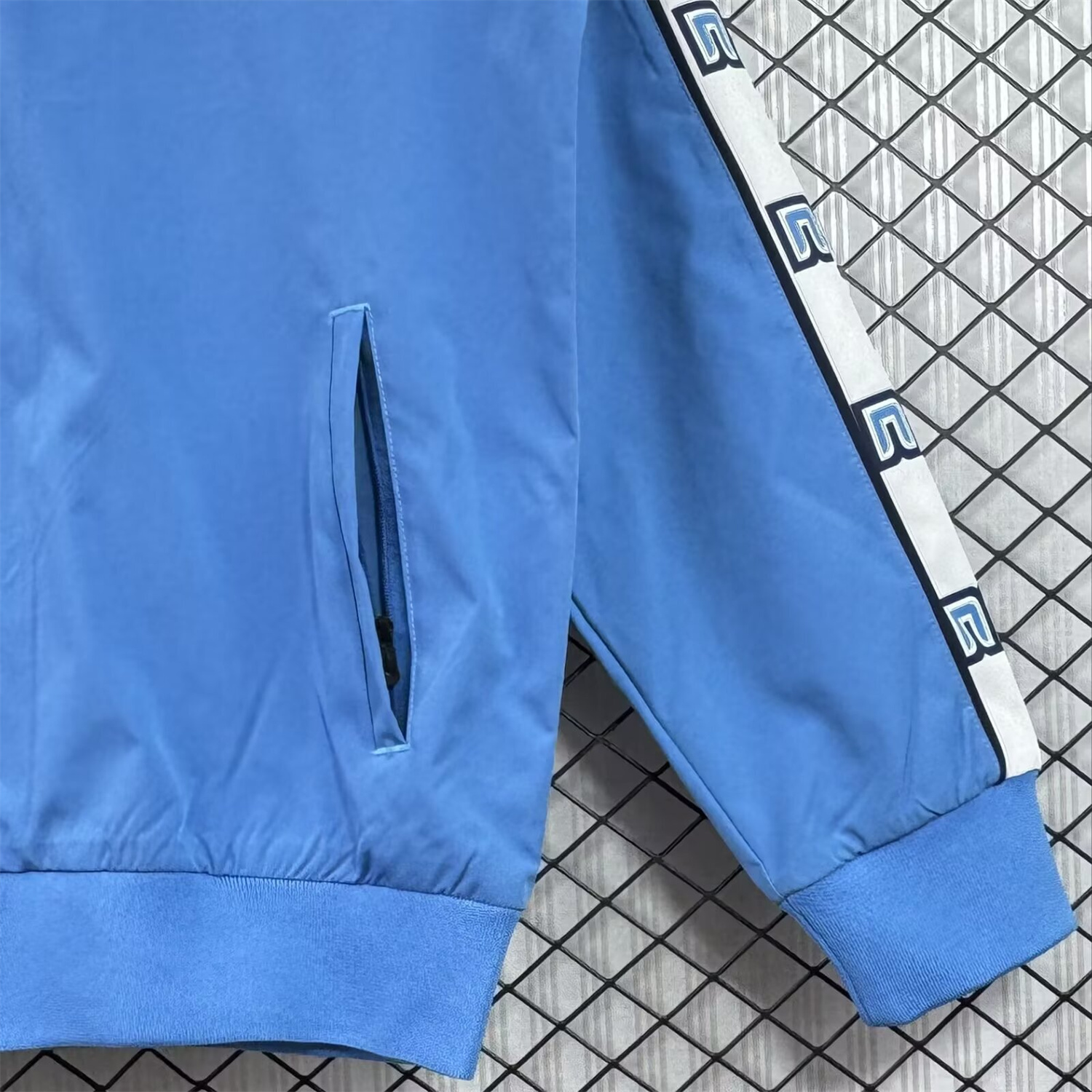 AlphaJersey-Retro Napoli 1987-88 Blue Windbreaker
