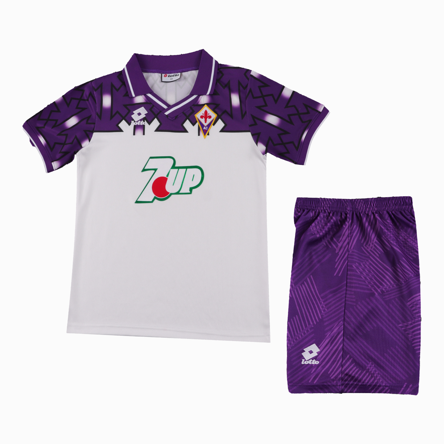 AlphaJersey-Retro Fiorentina 1992-93 Away Kids Kit