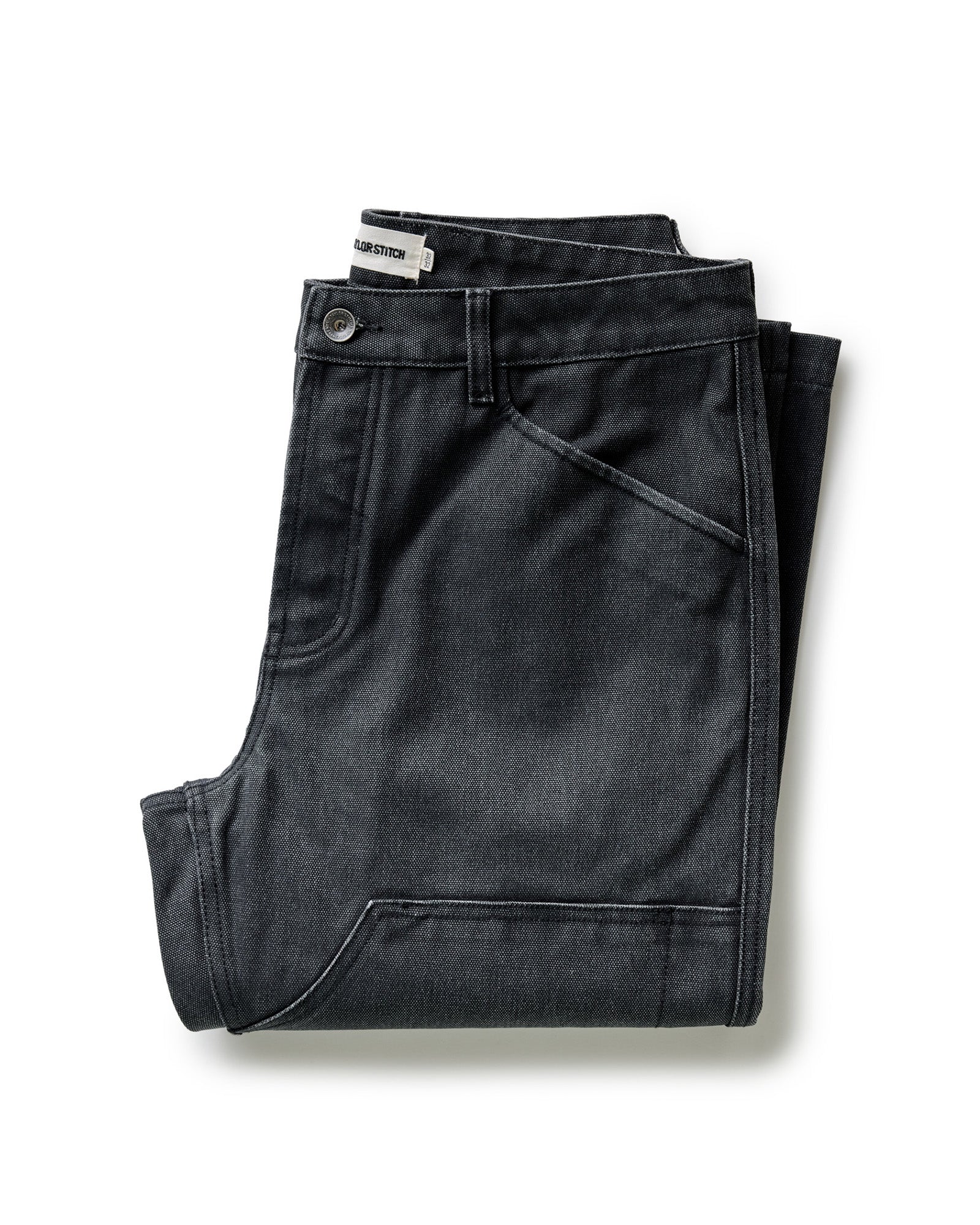 The Chore Pant in Coal Chipped Canvas | Modern Menswear by yycbvcnbmmnbm