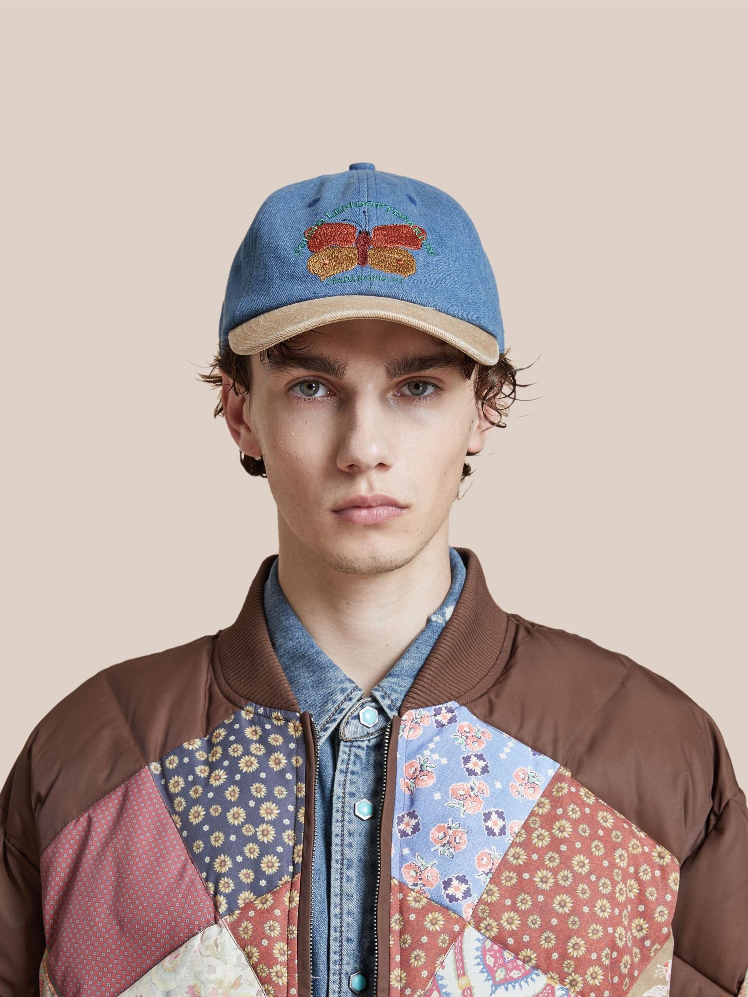 Butterfly House Denim Cap | Modern Menswear by yycbvcnbmmnbm