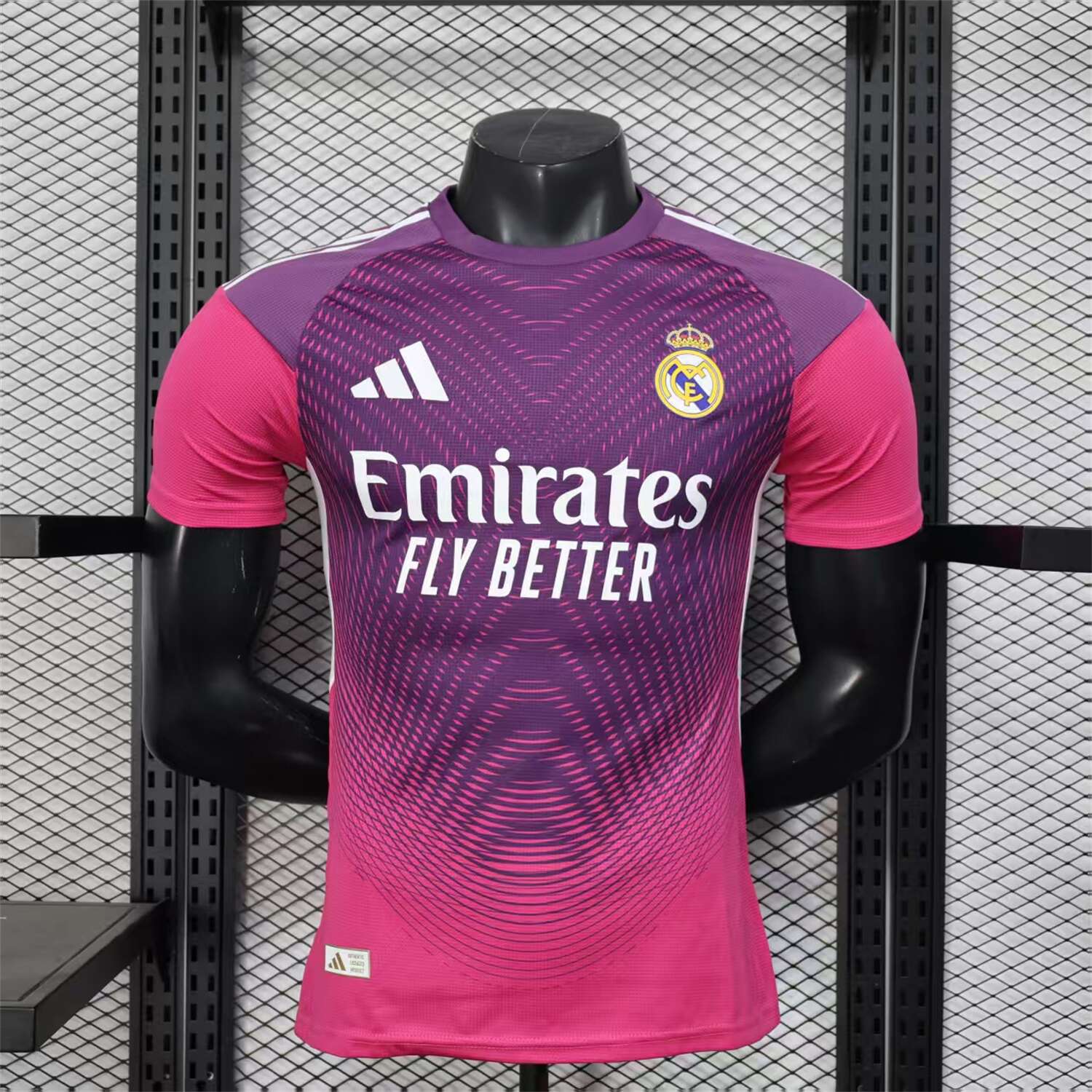 AlphaJersey-Real Madrid 25-26 Pink Purple Goalkeeper Jersey - Player Version