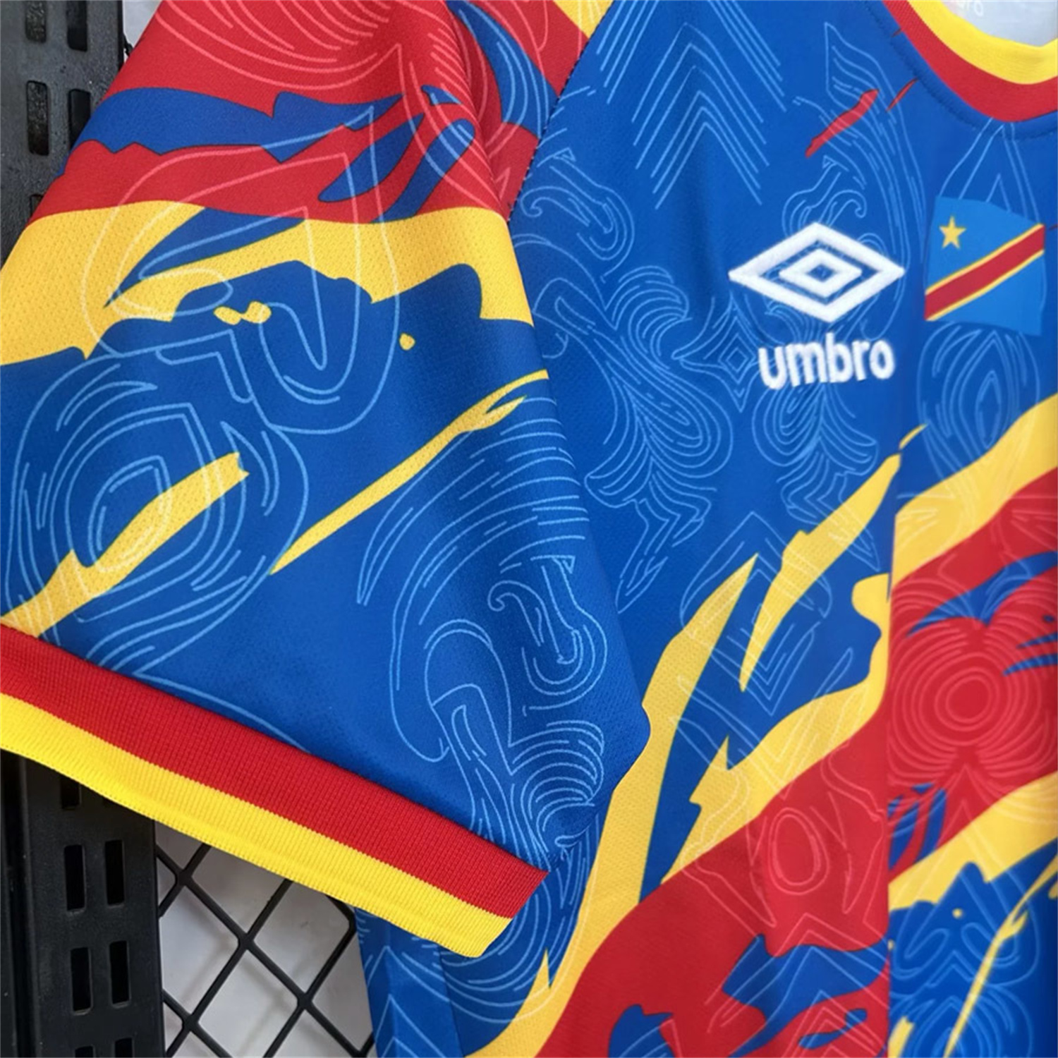 AlphaJersey-Congo 2026 Blue And Red Special Jersey - Fans Version