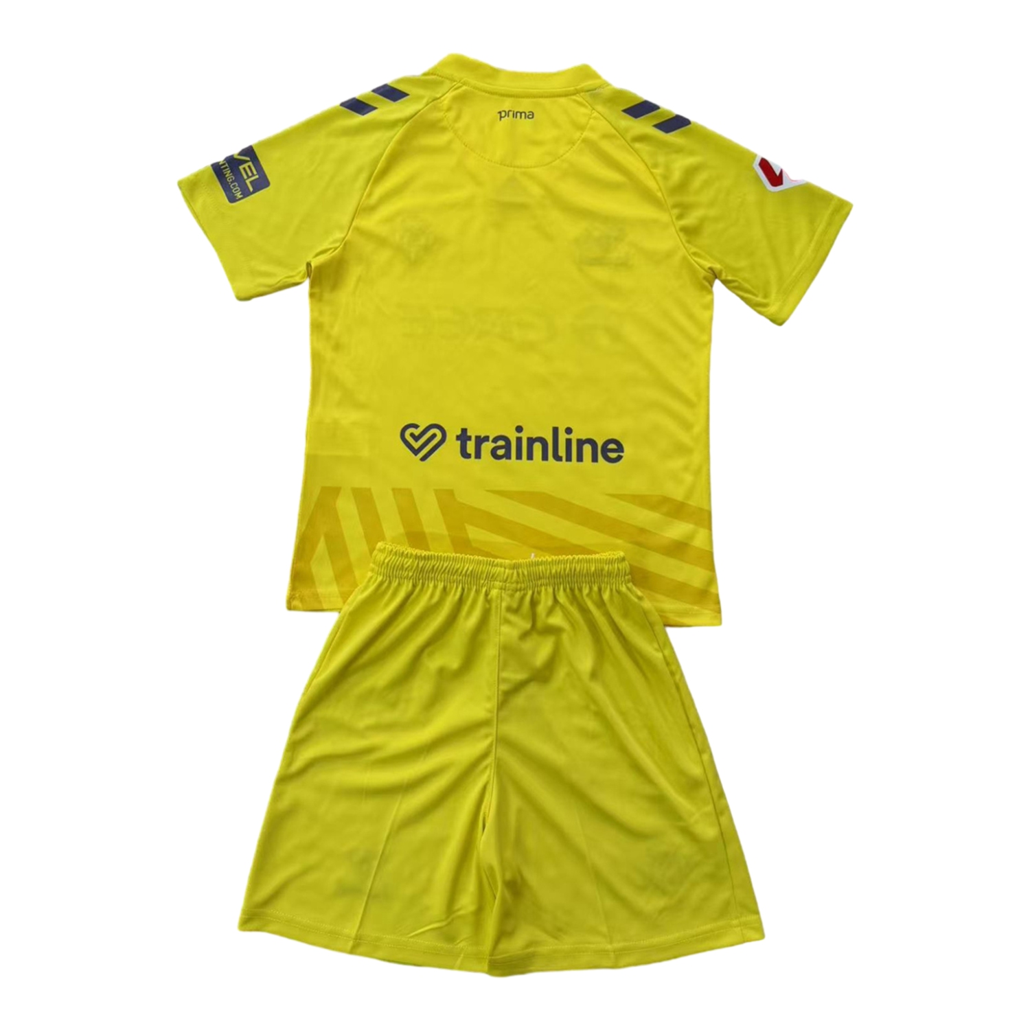 AlphaJersey-Real Betis 25-26 Yellow Goalkeeper Men's Adult Jersey Set - Fans Version