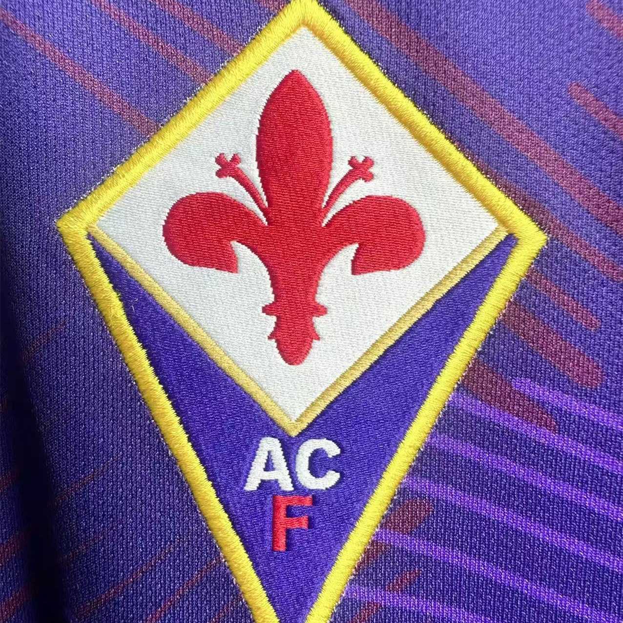 AlphaJersey-Retro Fiorentina 1992-93 Home Long Sleeve Jersey