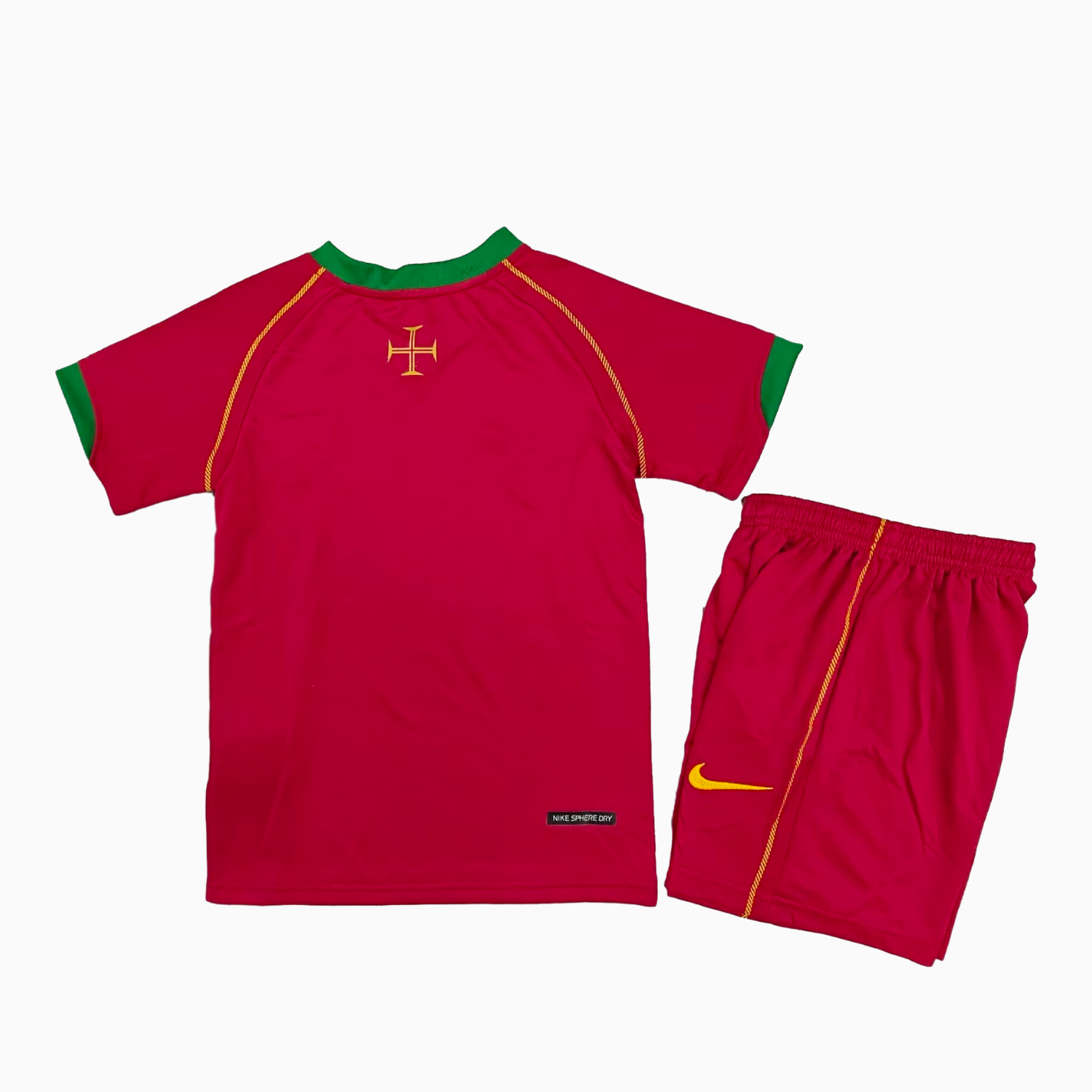 AlphaJersey-Retro Portugal 2006 Home Kids Kit
