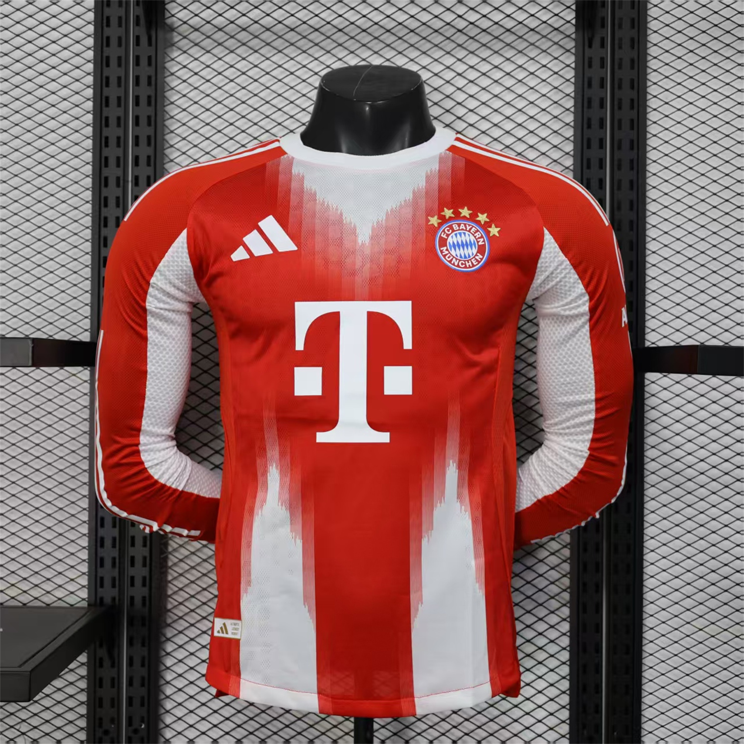 AlphaJersey-Bayern Munich 25-26 Home Long Sleeves Jersey - Player Version