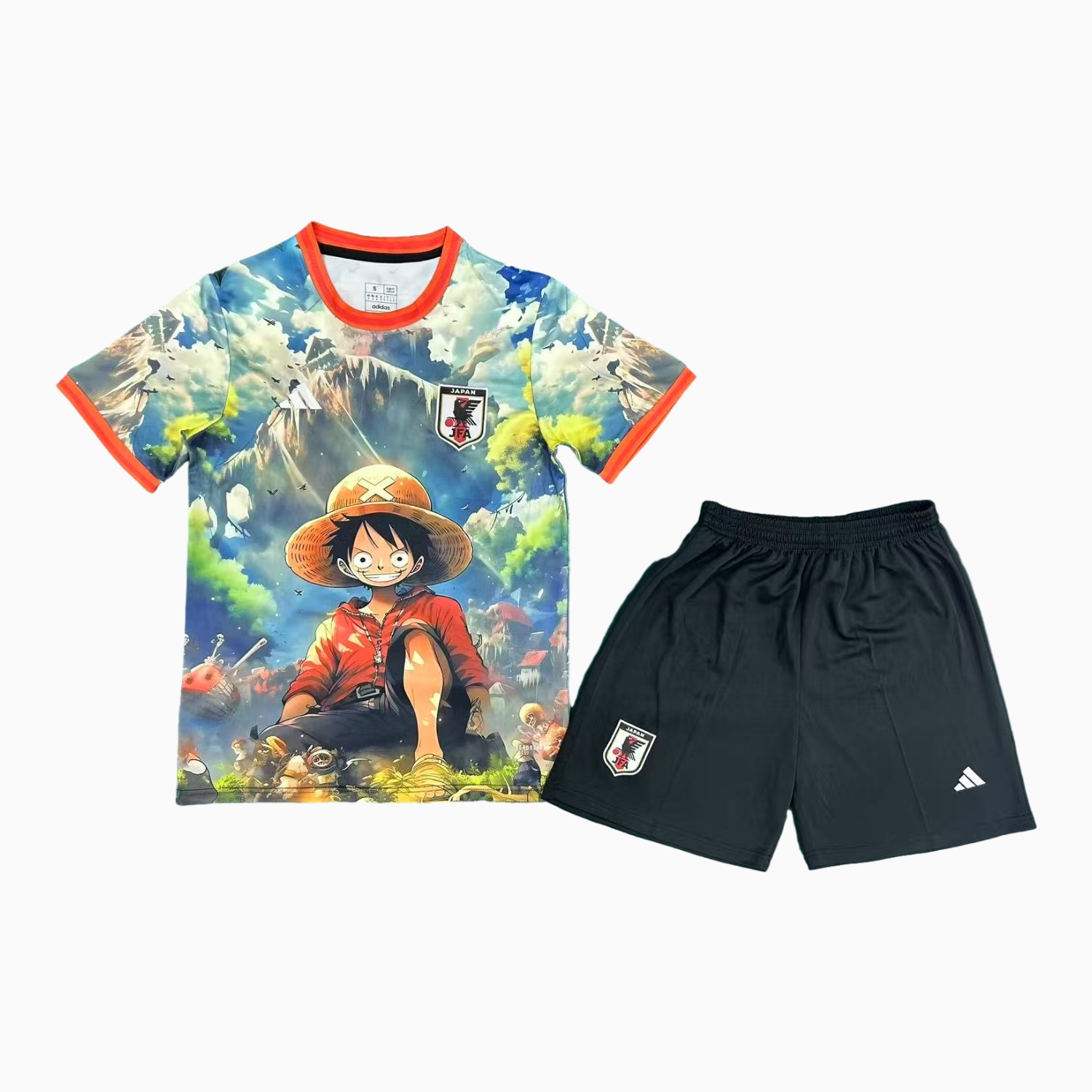 AlphaJersey-Japan 25-26 Luffy Childhood Special Men's Adult Jersey Set - Fans Version