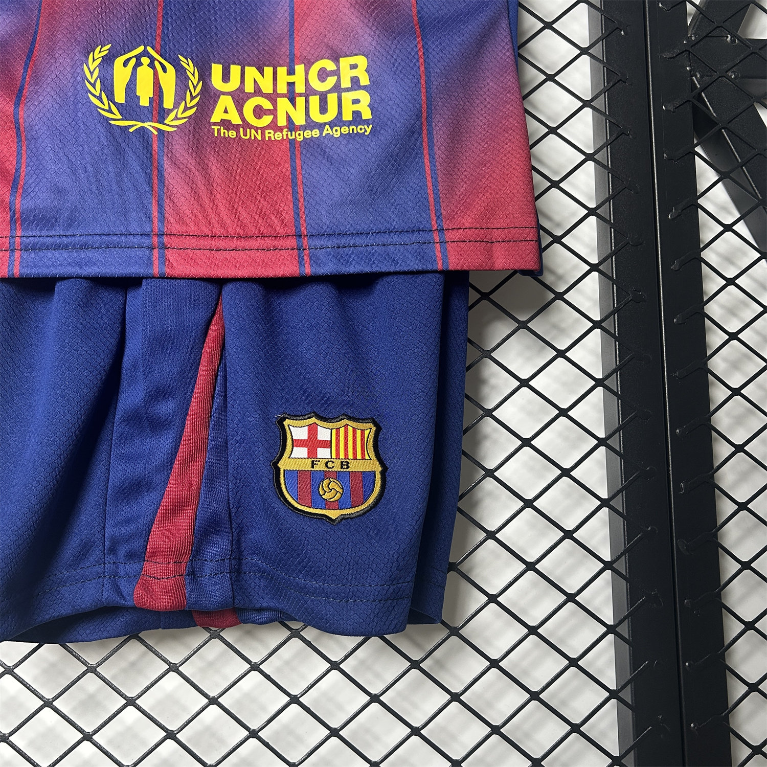 AlphaJersey-Barcelona 25-26 Home Kids Kit - Fans Version