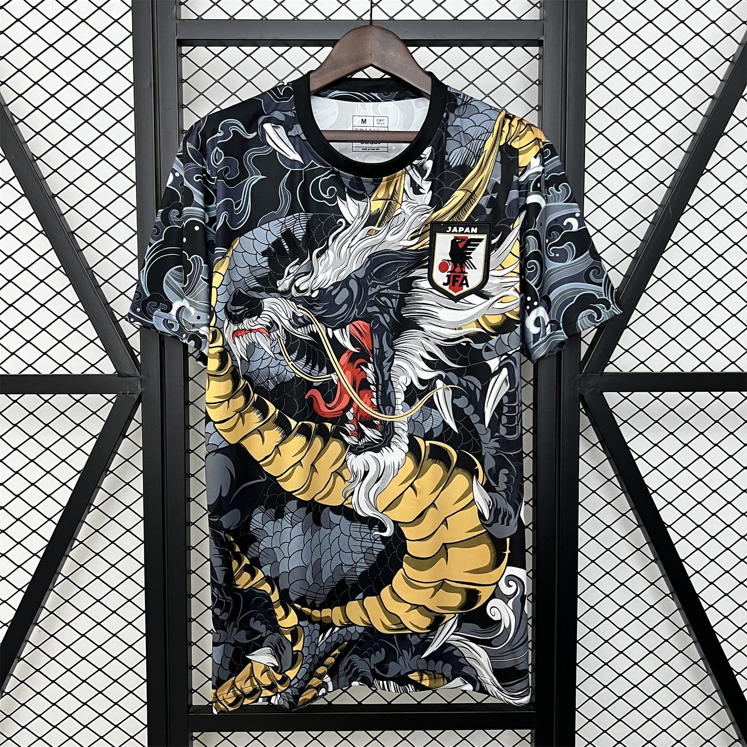 AlphaJersey-Japan 2024 Black Yellow Dargon Special Edition Jersey - Fans Version