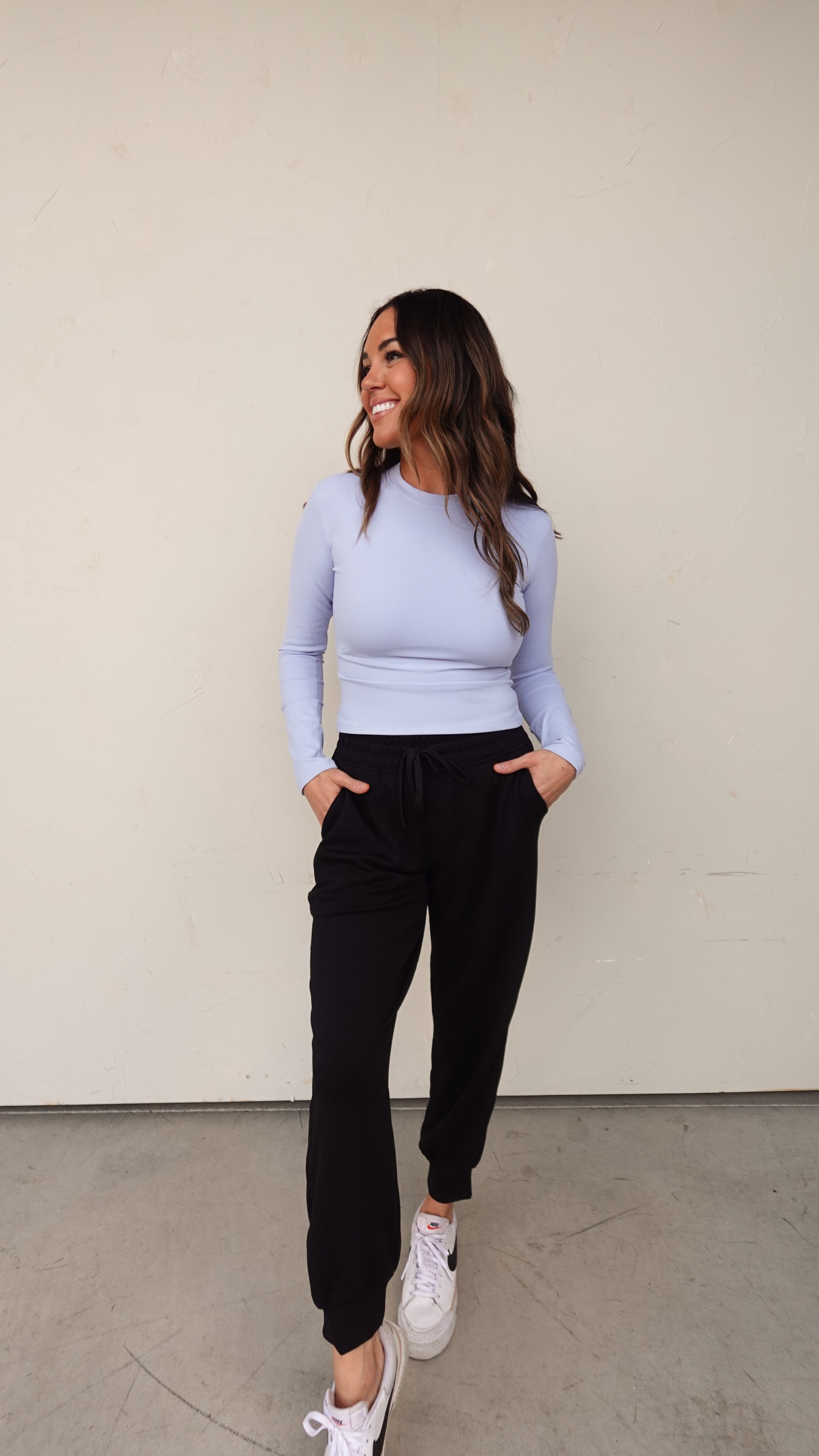 Black Scuba Jogger Pant | Elegant Women's Fashion by coolavocek