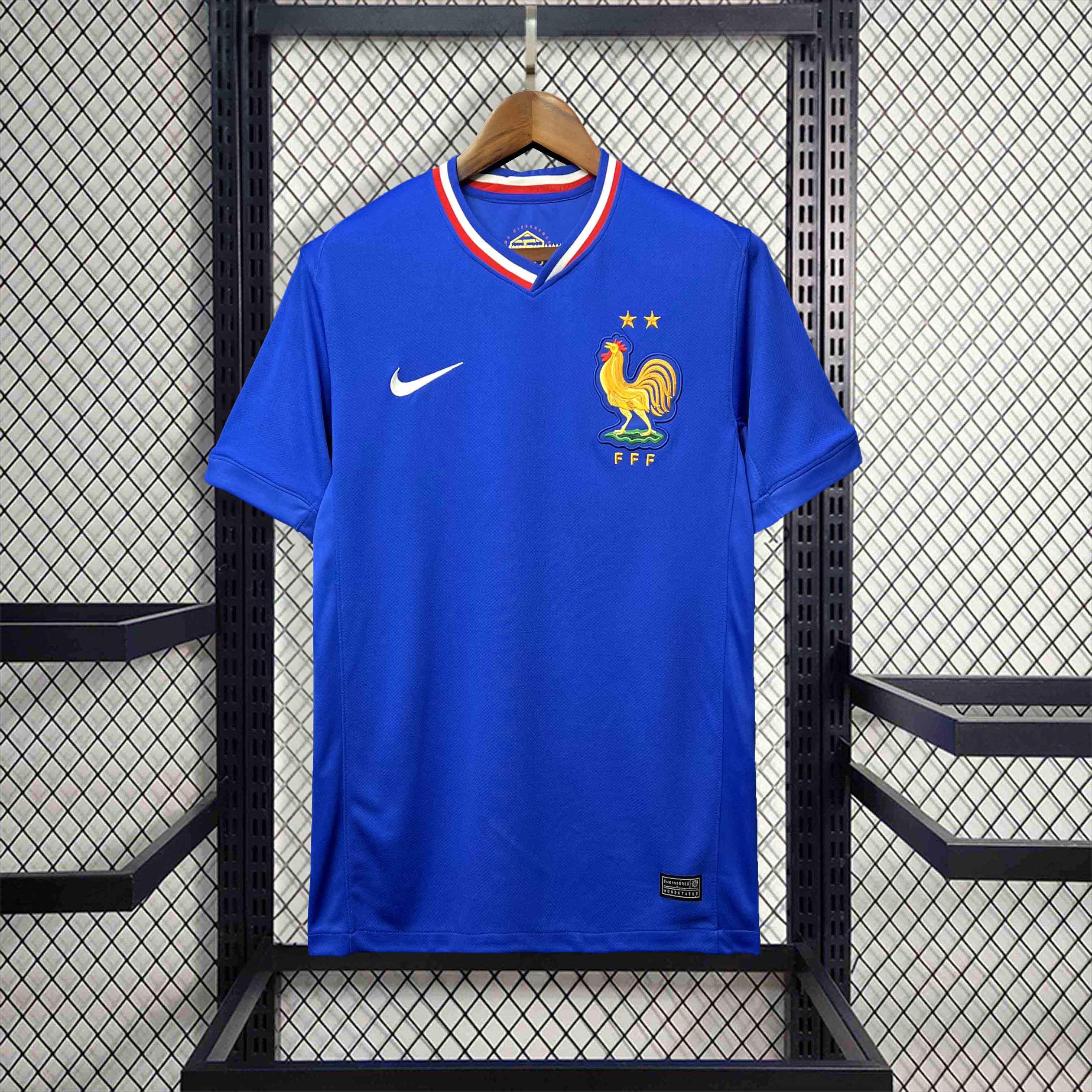 AlphaJersey-France 2024 Home Stadium Jersey - Fans Version