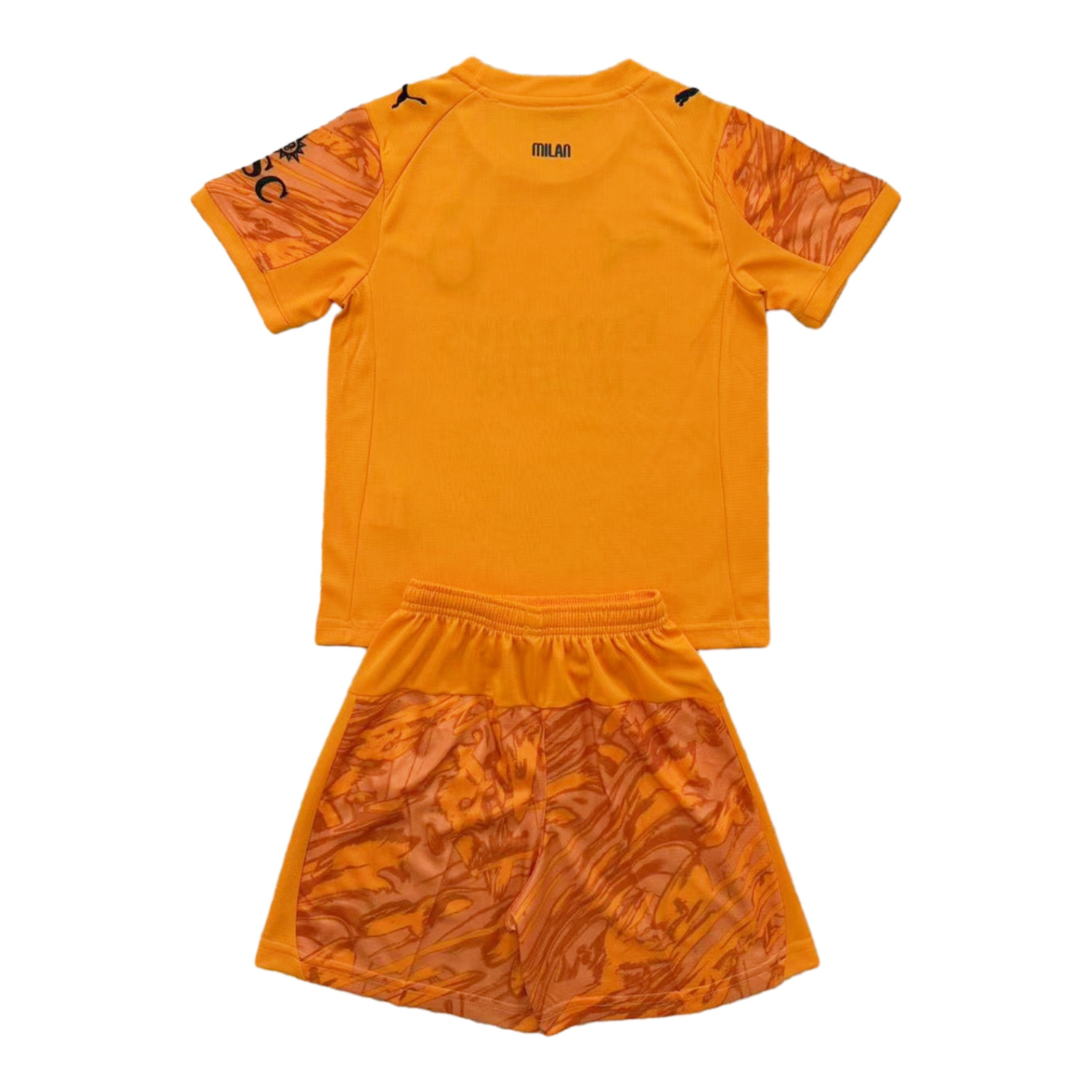 AlphaJersey-AC Milan 25-26 Orange Goalkeeper Kids Kit