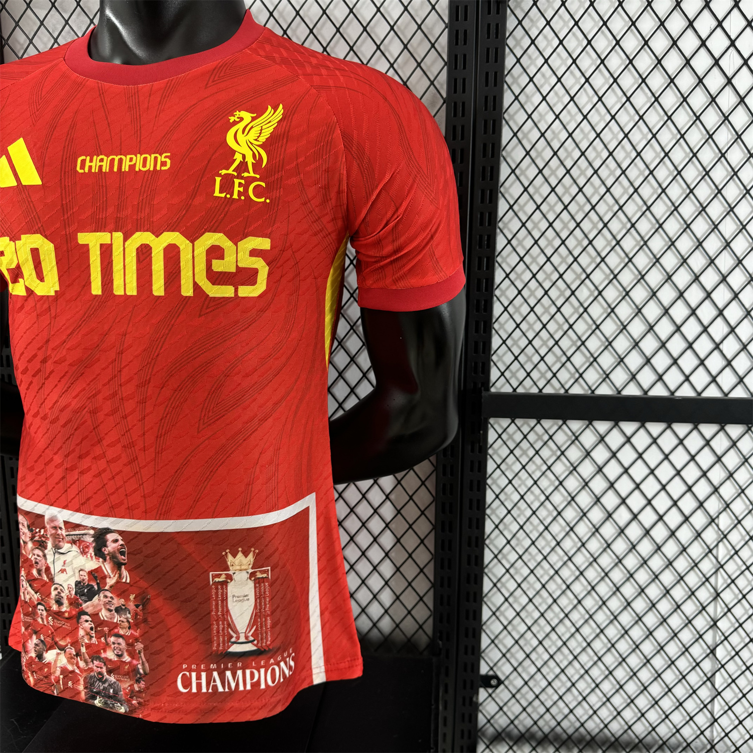 AlphaJersey-Liver.pool 25-26 20 Times Champions Red Jersey - Player Version
