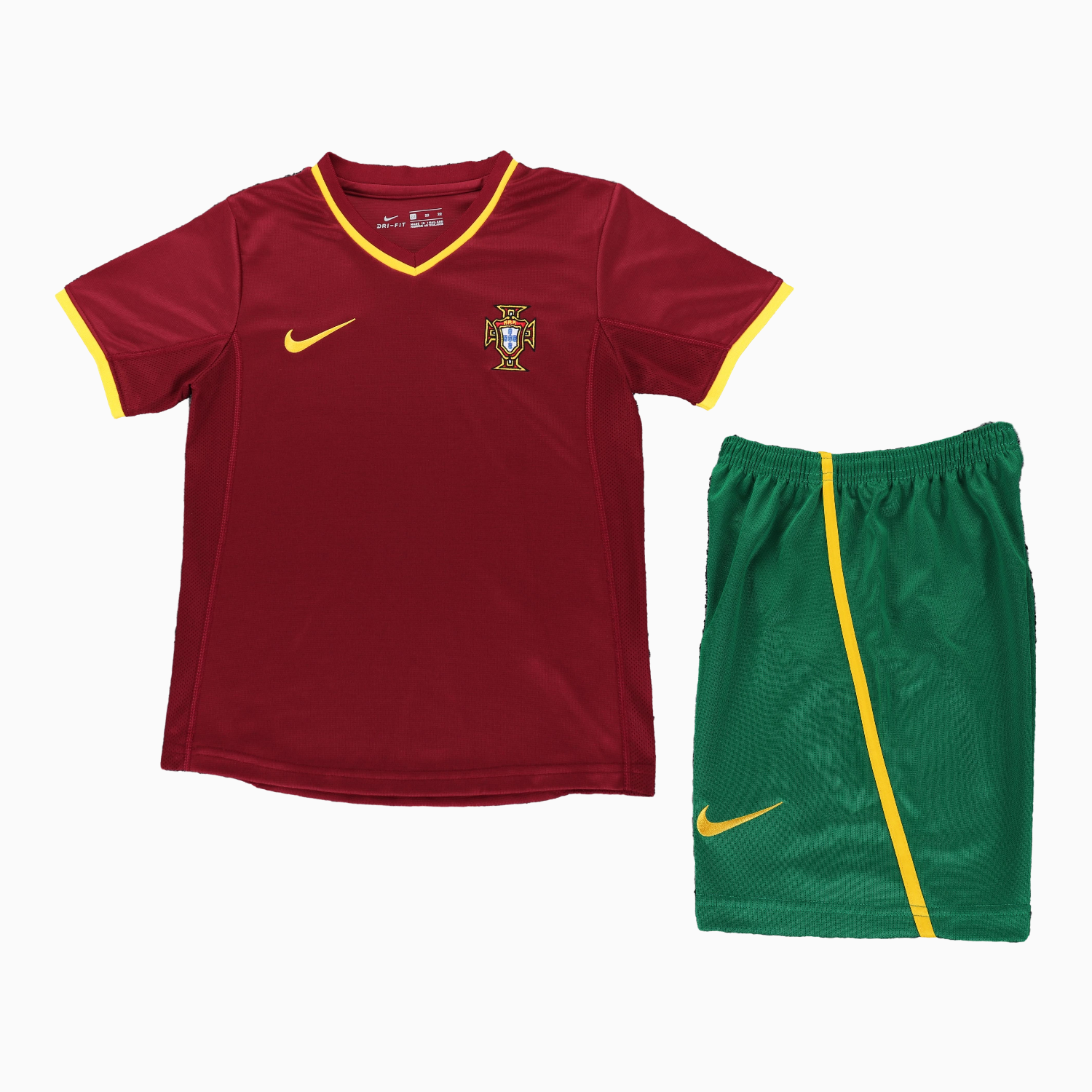 AlphaJersey-Retro Portugal 2000 Home Kids Kit